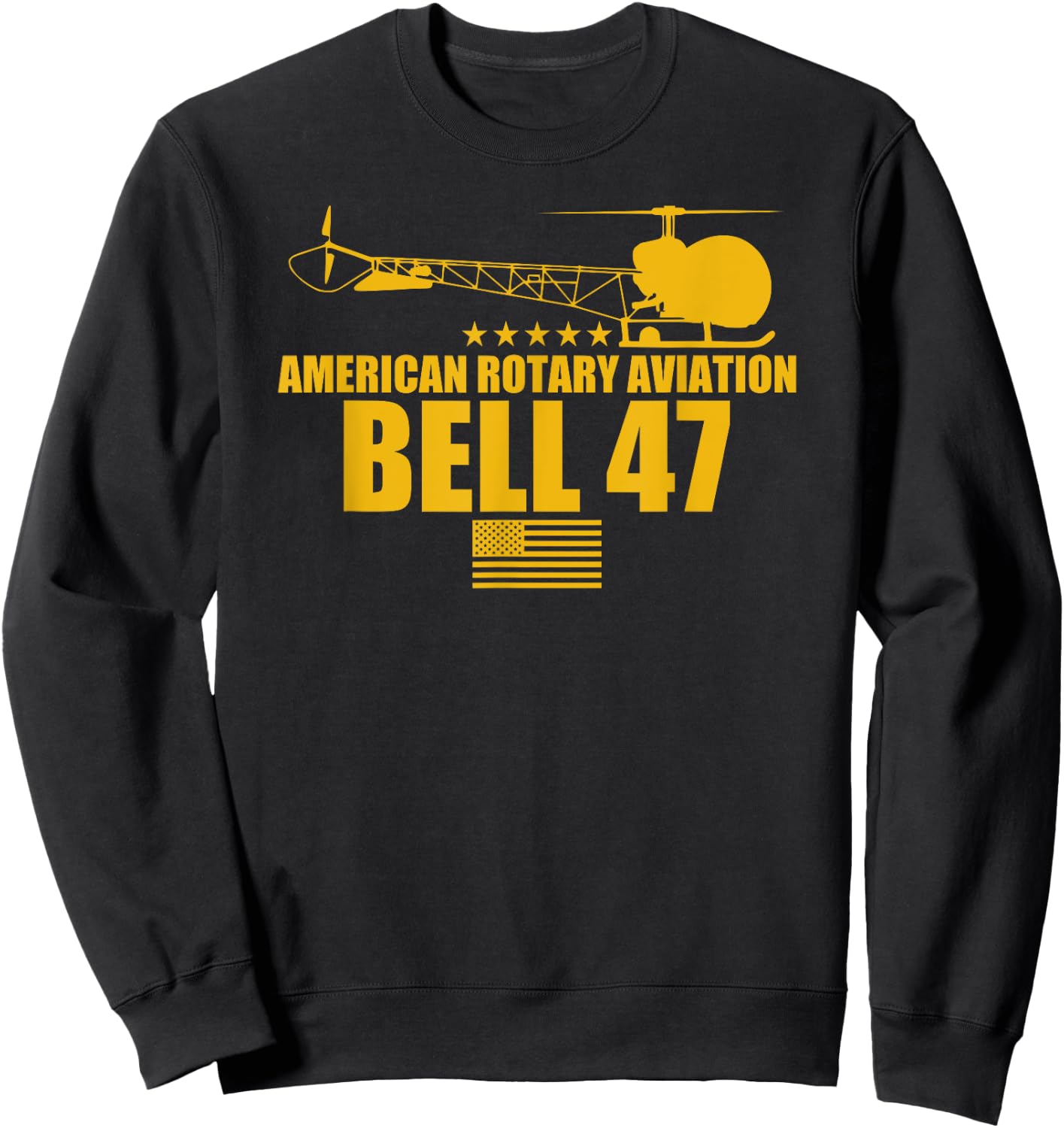 Bell 47 Sweatshirt - Sweatshirt | Black