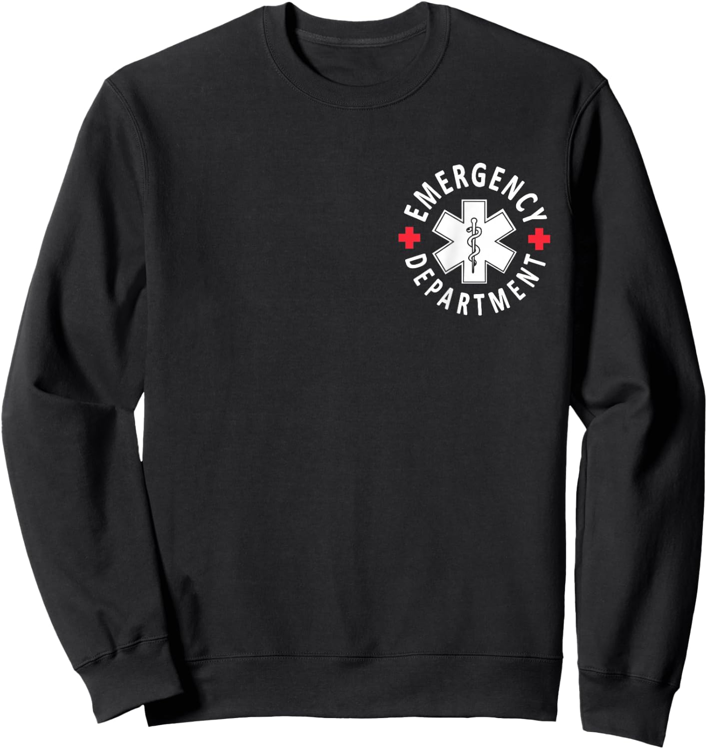 Emergency Department Emergency Room Healthcare Nursing Nurse Sweatshirt - Sweatshirt | Black