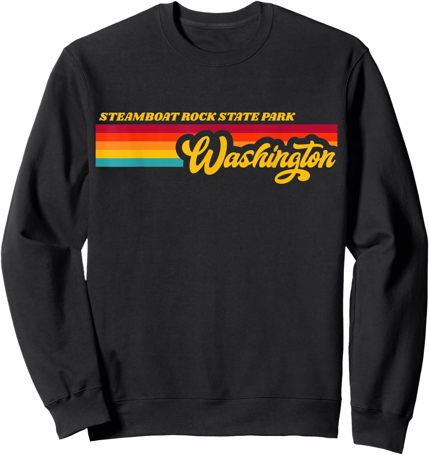 Washington STEAMBOAT ROCK State Park Sweatshirt - Sweatshirt | Black