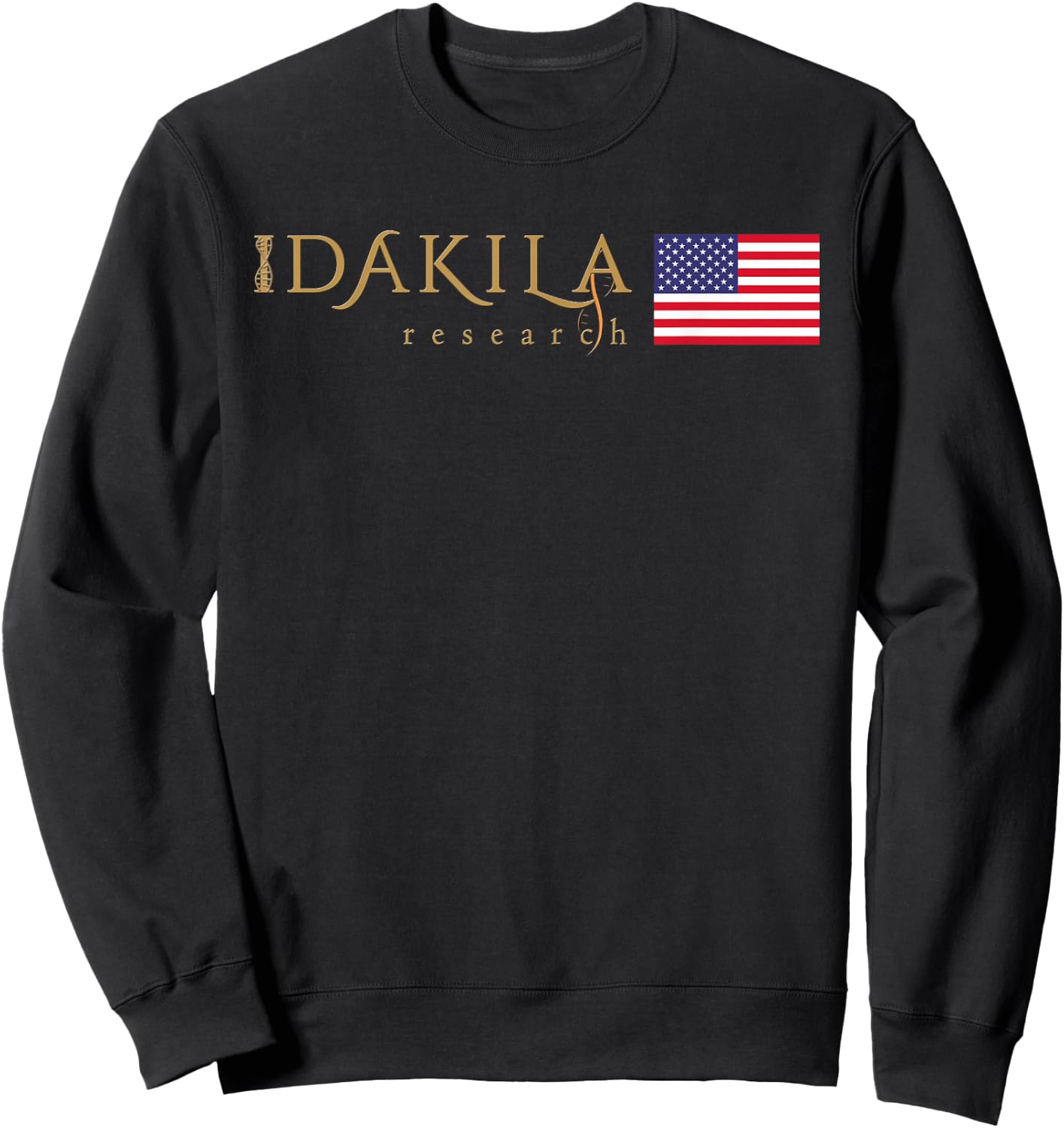 Dakila Research USA Sweatshirt - Sweatshirt | Black