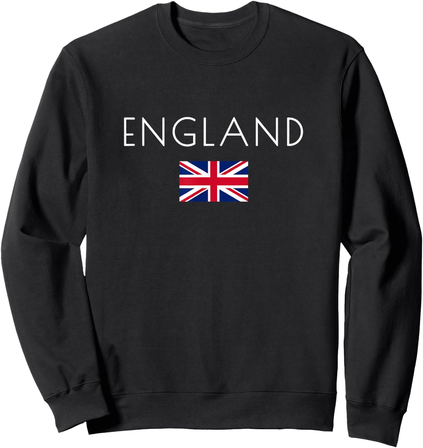 England, Great Britain United Kingdom Flag Sweatshirt - Sweatshirt | Black