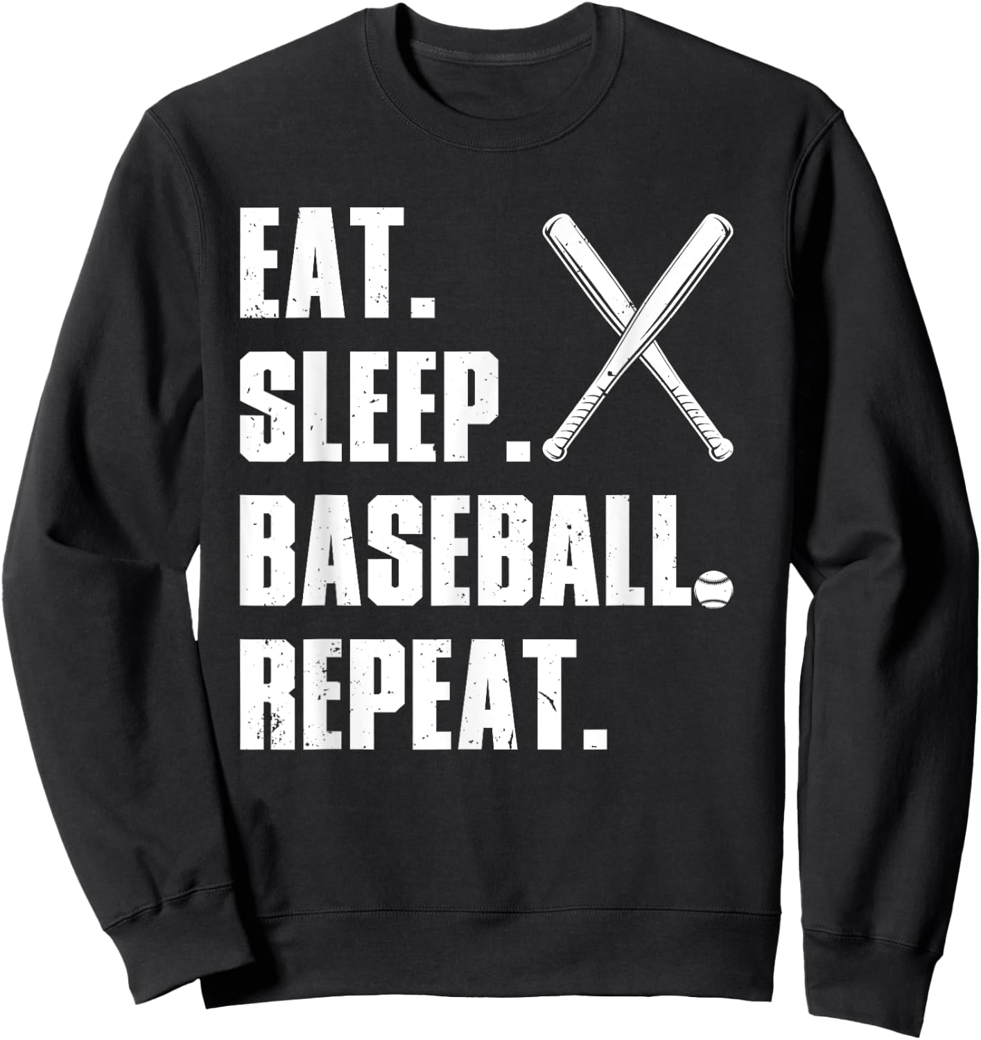 Funny Baseball Design Women Baseball Player Sports Sweatshirt - Sweatshirt | Black