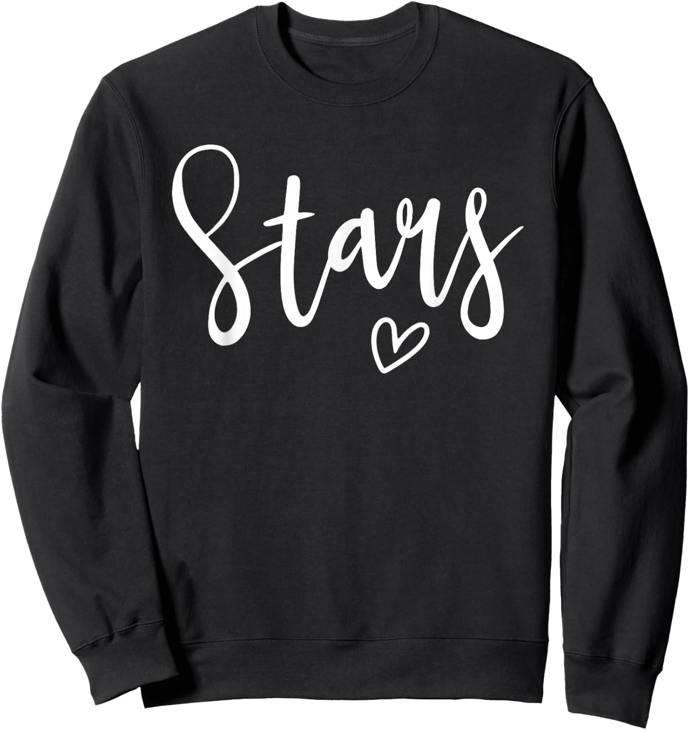 Stars High School Stars Sports Team Women's Stars Sweatshirt - Sweatshirt | Black
