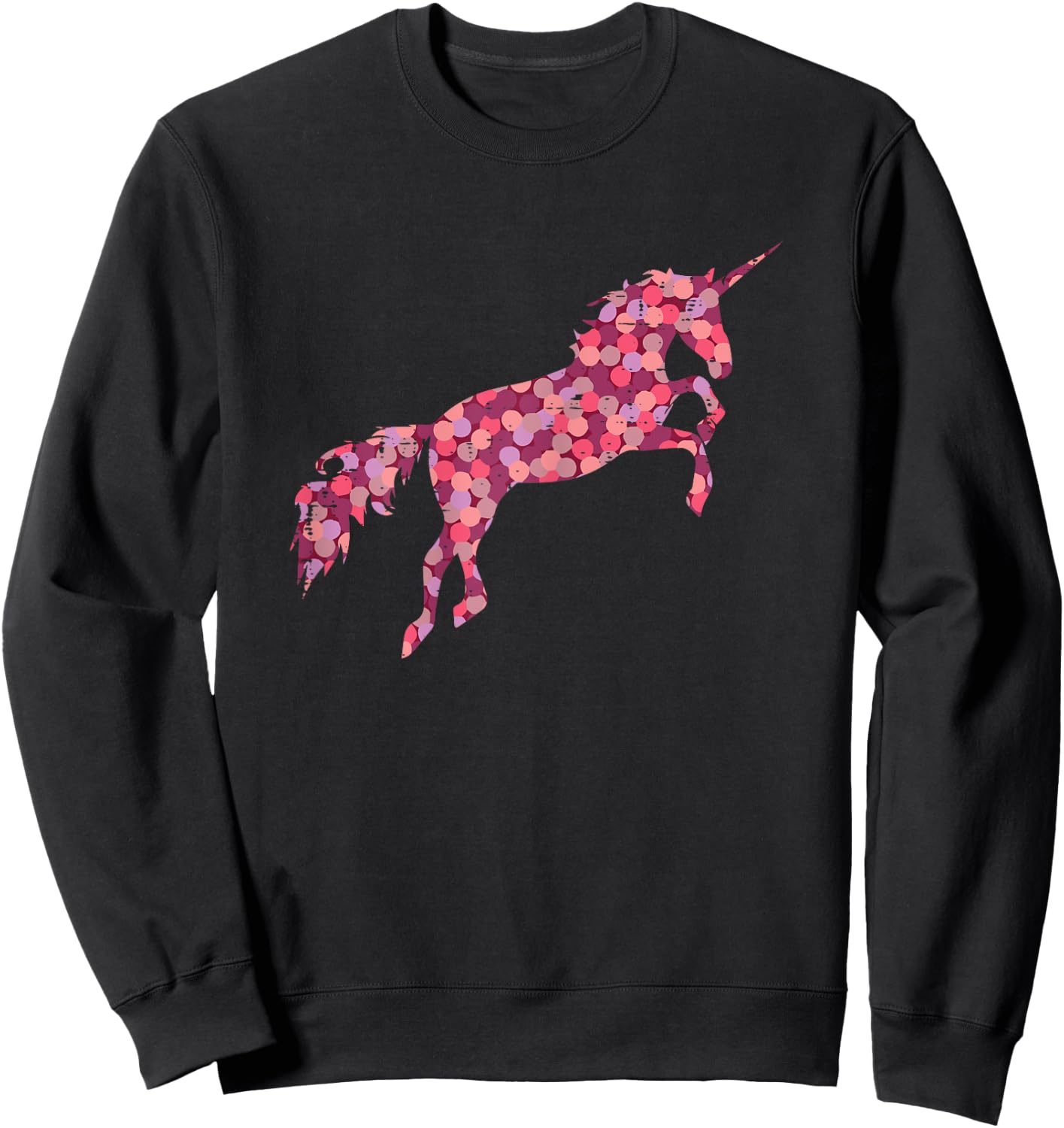 Unicorn Dots International Dot Day Girls Kids Toddler Youth Sweatshirt - Sweatshirt | Black