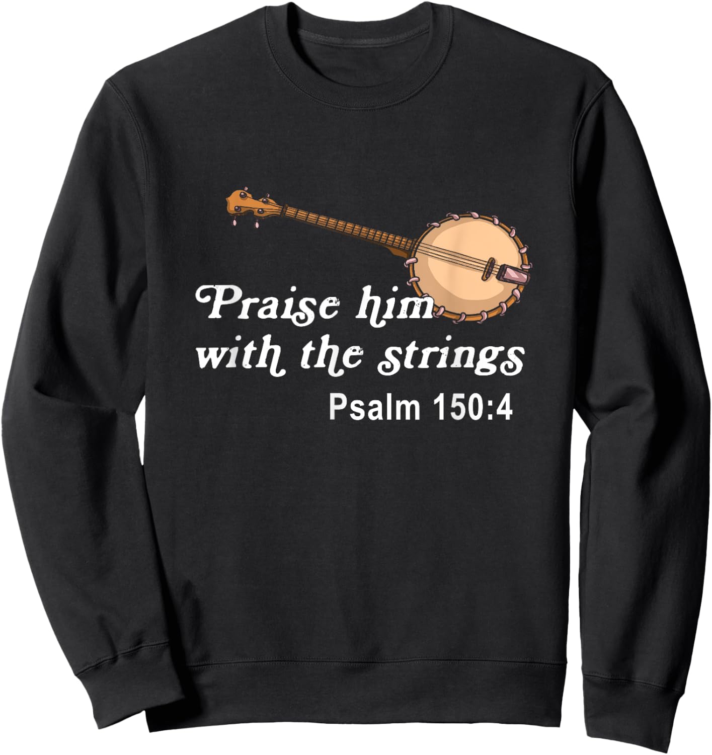 Banjo Bluebird Tennesse Mandolin Bluegrass Sweatshirt - Sweatshirt | Black