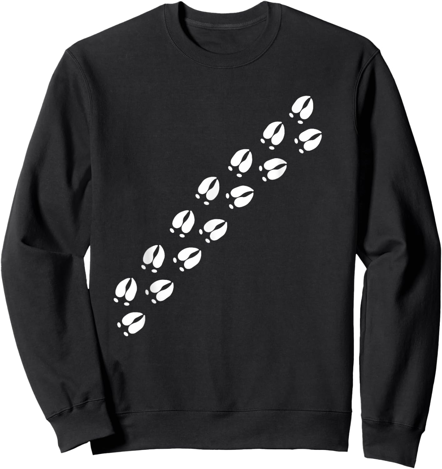 Tracks of Moose Sweatshirt - Sweatshirt | Black