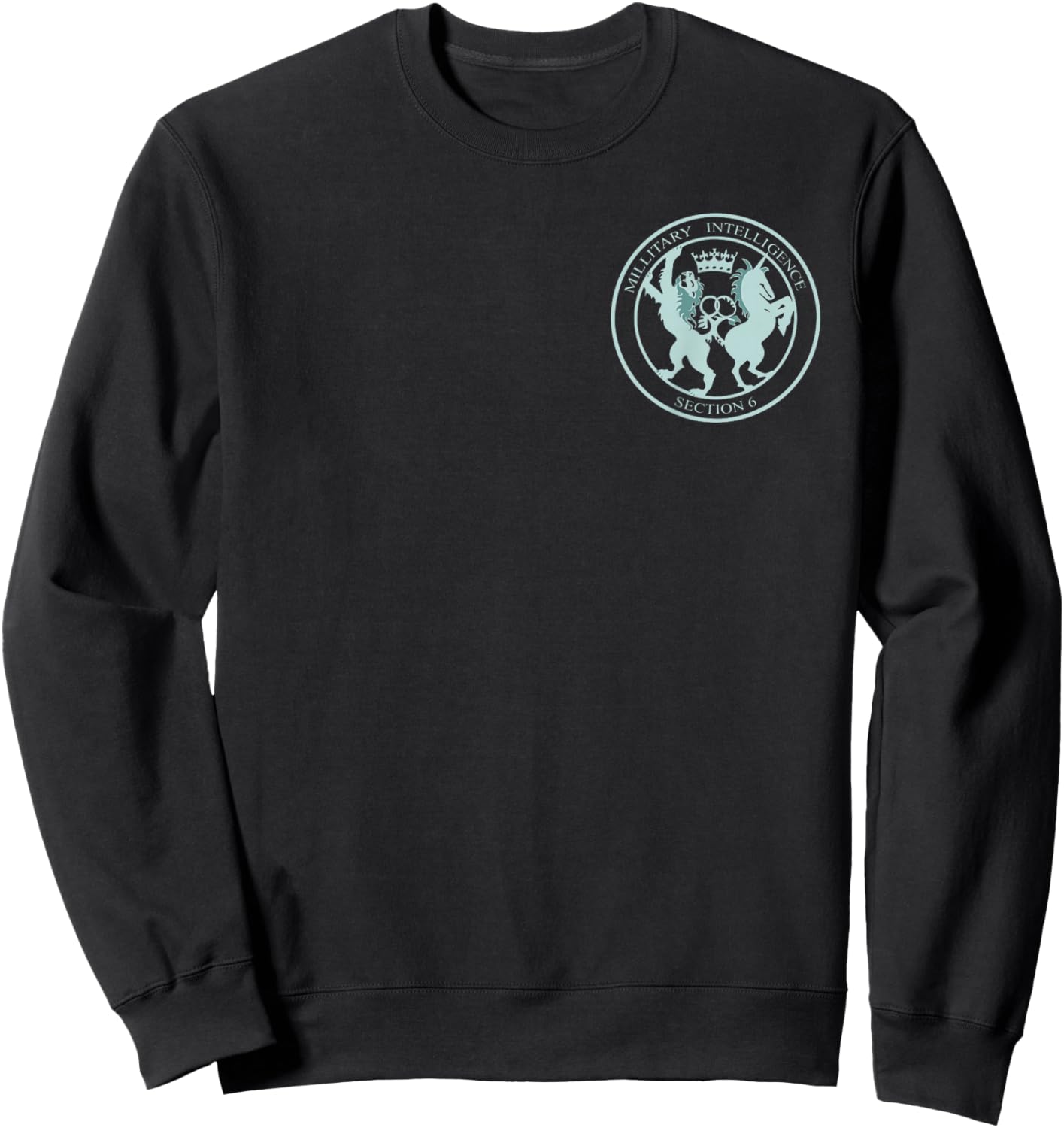 Secret Intelligence Service SIS MI6 UK Spy Agency Design Sweatshirt - Sweatshirt | Black