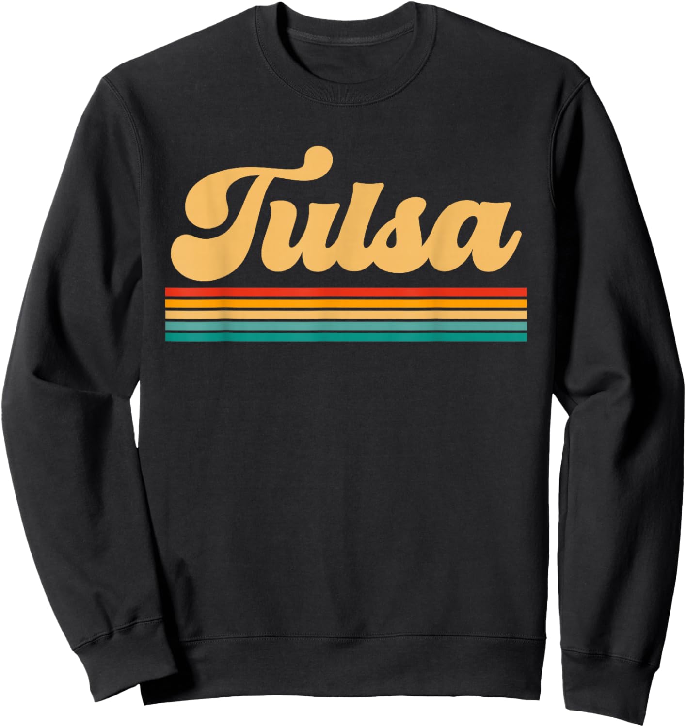 City of Tulsa Oklahoma Sweatshirt - Sweatshirt | Black