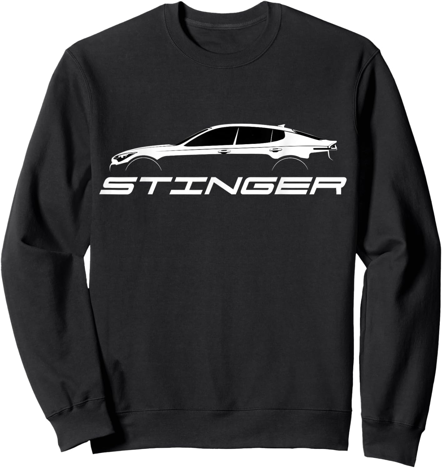 Stinger GT silhouette new font Sweatshirt - Sweatshirt | Black