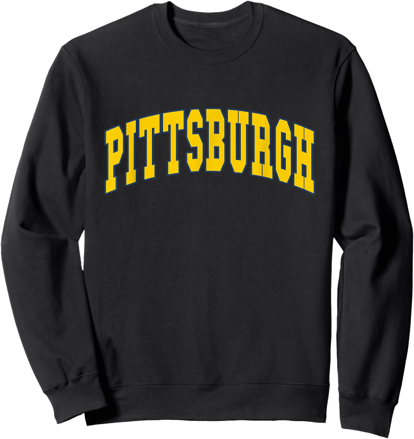 Pittsburgh - Hometown Pride - Throwback Design - Classic Sweatshirt - Sweatshirt | Black