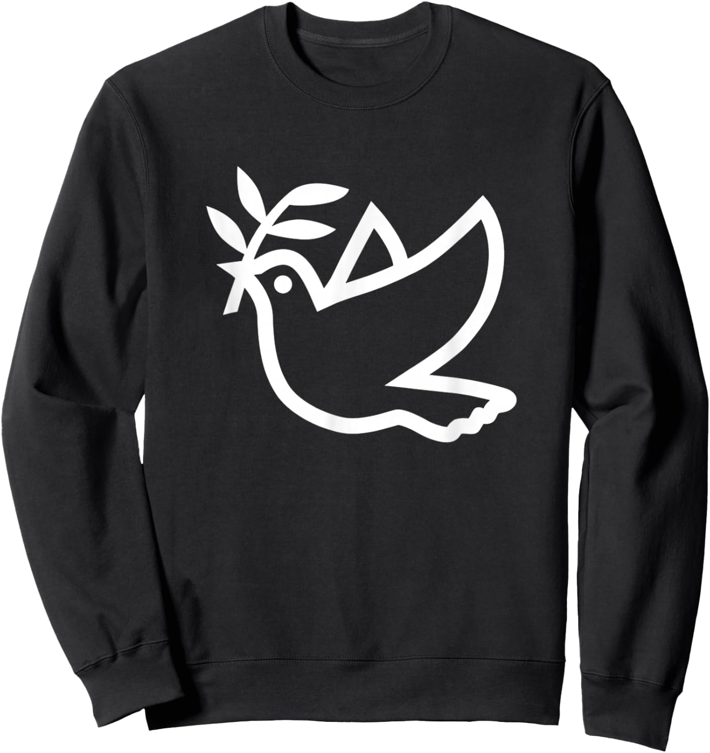 Peace Dove Silhouette Logo Sweatshirt - Sweatshirt | Black