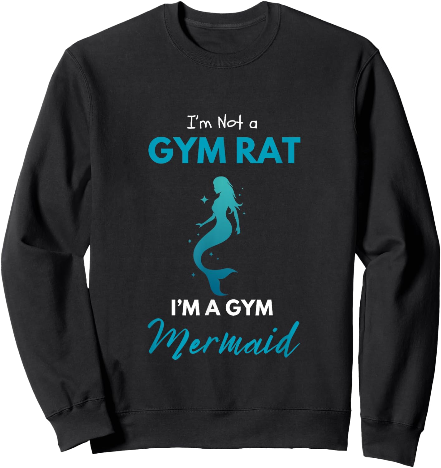 Gym Mermaid Sweatshirt - Sweatshirt | Black