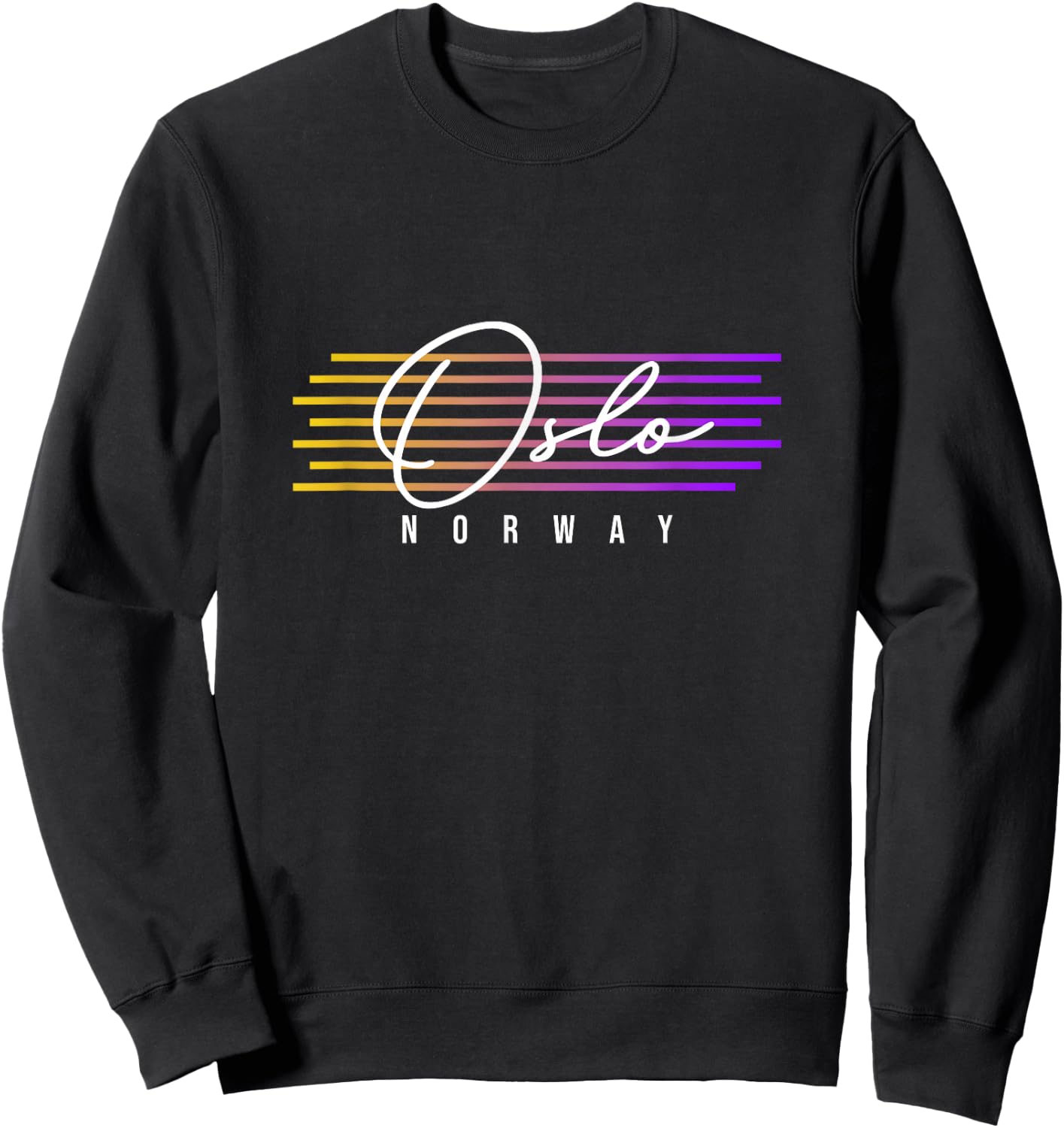 Oslo Norway Souvenir Sweatshirt - Sweatshirt | Black