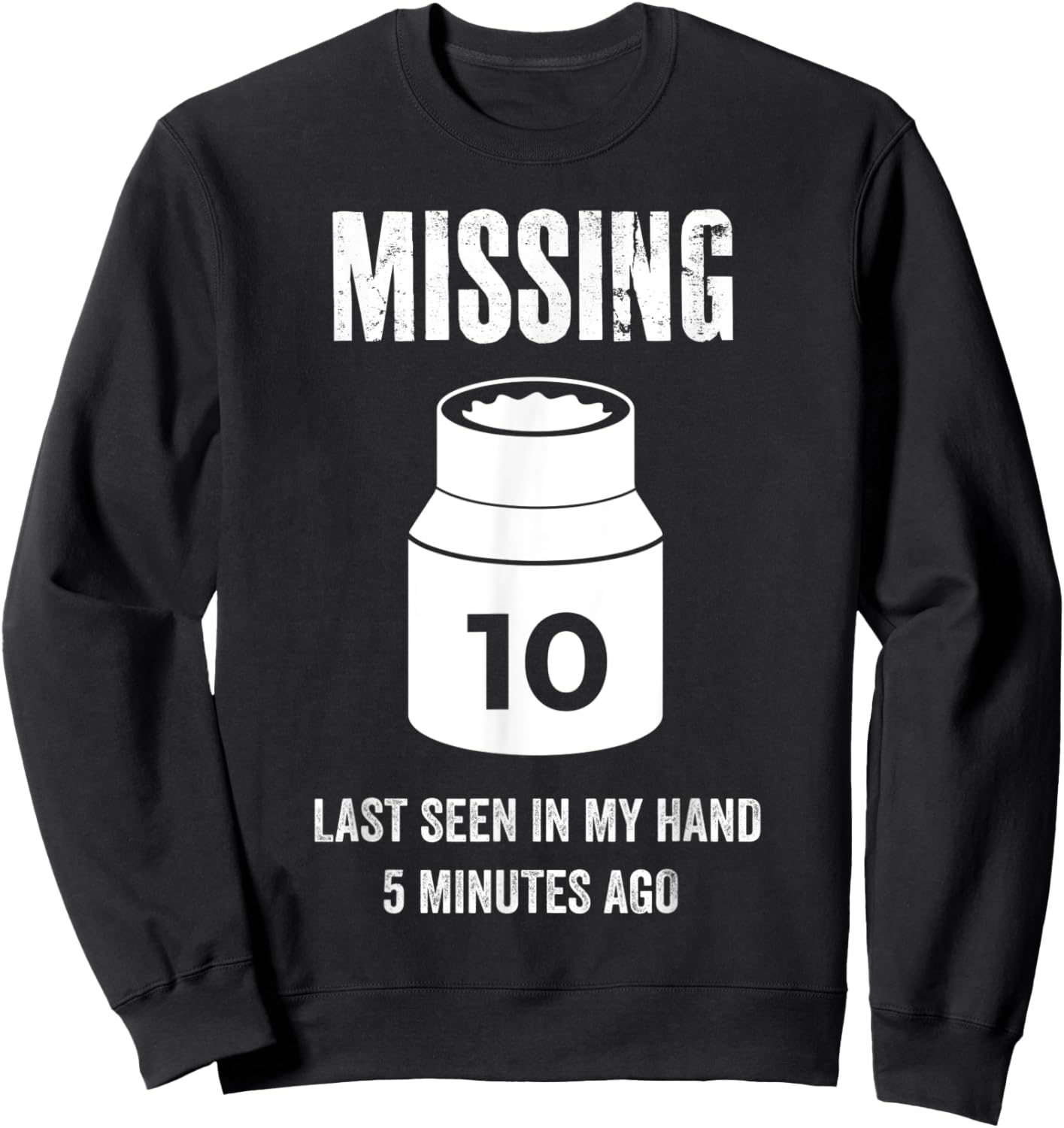 Missing 10mm Socket Funny Auto Mechanic Repairman Machinist Sweatshirt - Sweatshirt | Black