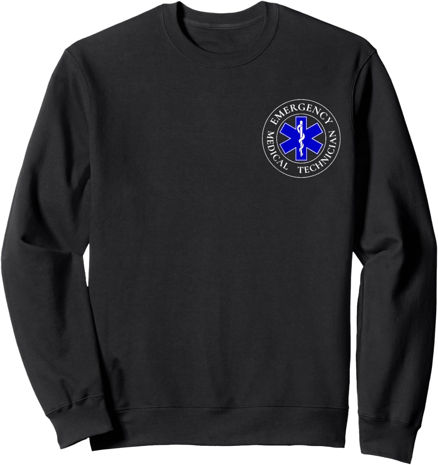 EMT Emergency Medical Technician Uniform First Aid Men Women Sweatshirt - Sweatshirt | Black