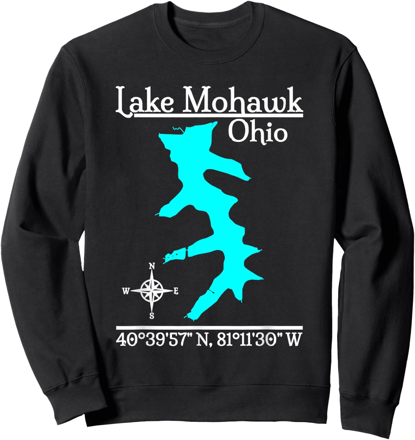 Lake Mohawk - Ohio Sweatshirt - Sweatshirt | Black