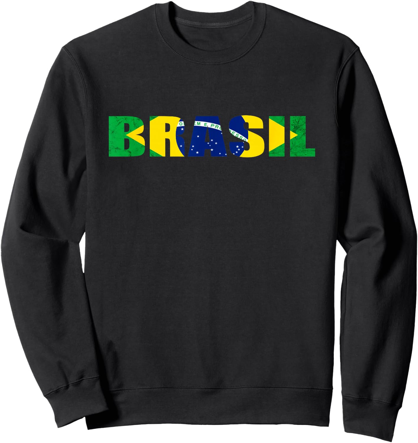 Brasil Brazilian Flag Brazilian Roots Brazilian Pride Brazil Sweatshirt - Sweatshirt | Black
