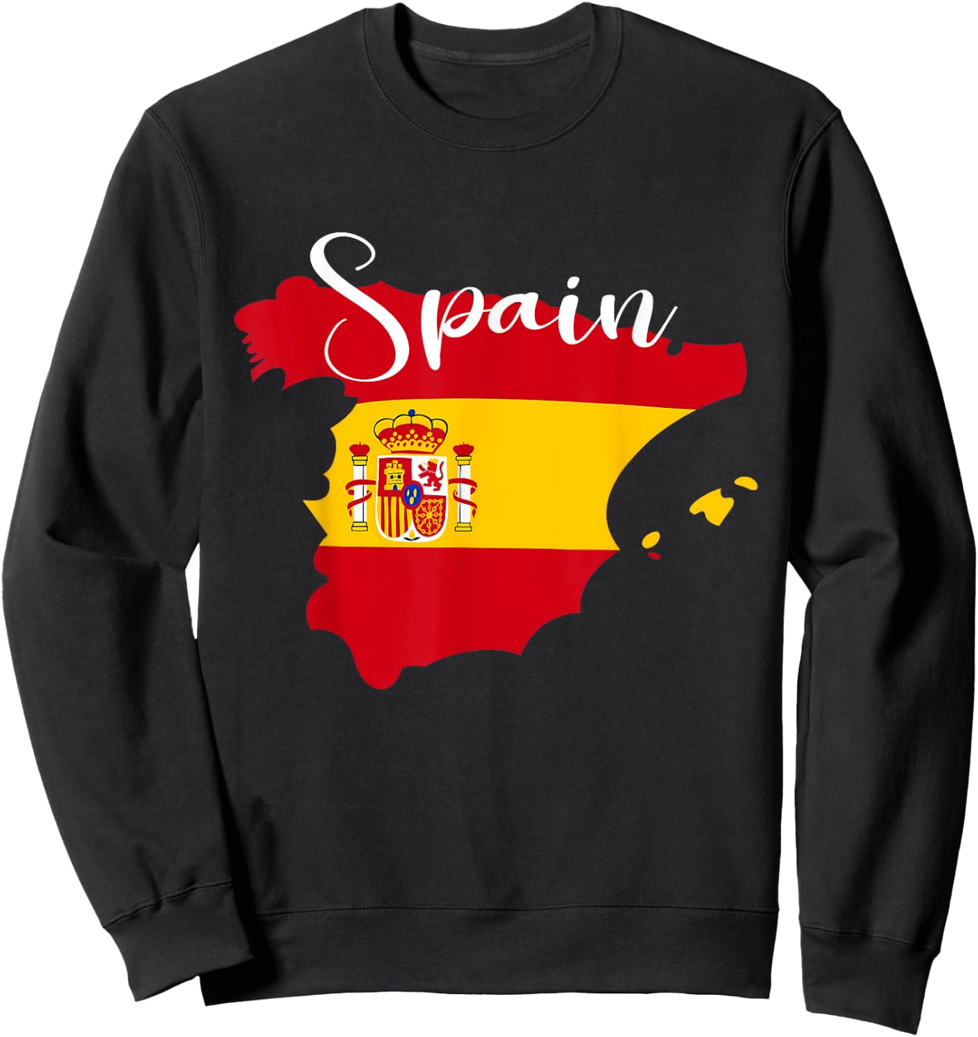 Spain , Spanish clothes, spain shirts Spain Sweatshirt - Sweatshirt | Black