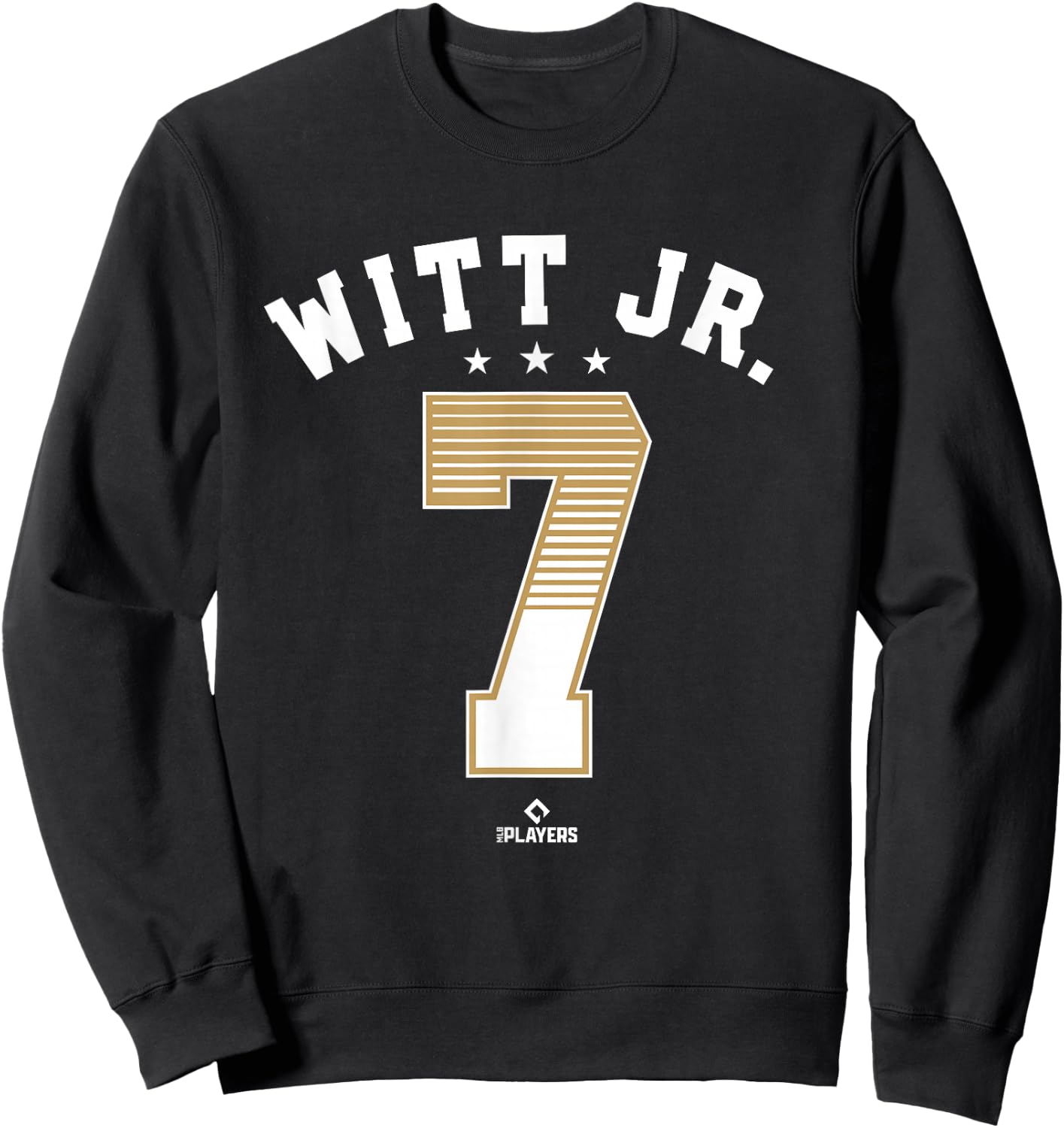 Bobby Witt Jr 7 Kansas City MLBPA Sweatshirt - Sweatshirt | Black
