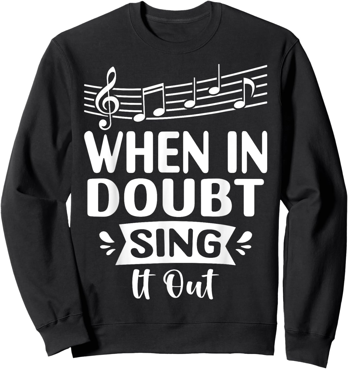 Singing Songster Vocalist Sweatshirt - Sweatshirt | Black