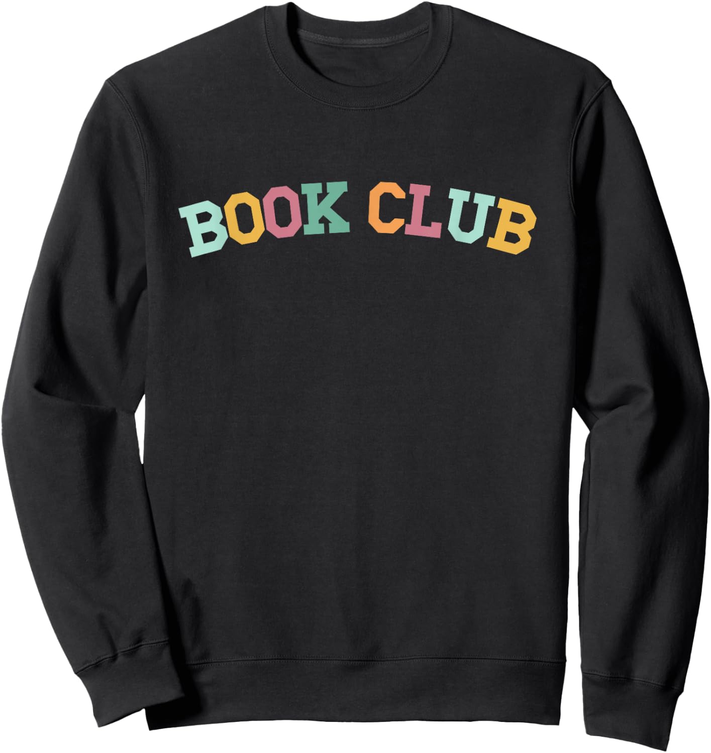Book Club, University Style Bookish Sweatshirt - Sweatshirt | Black