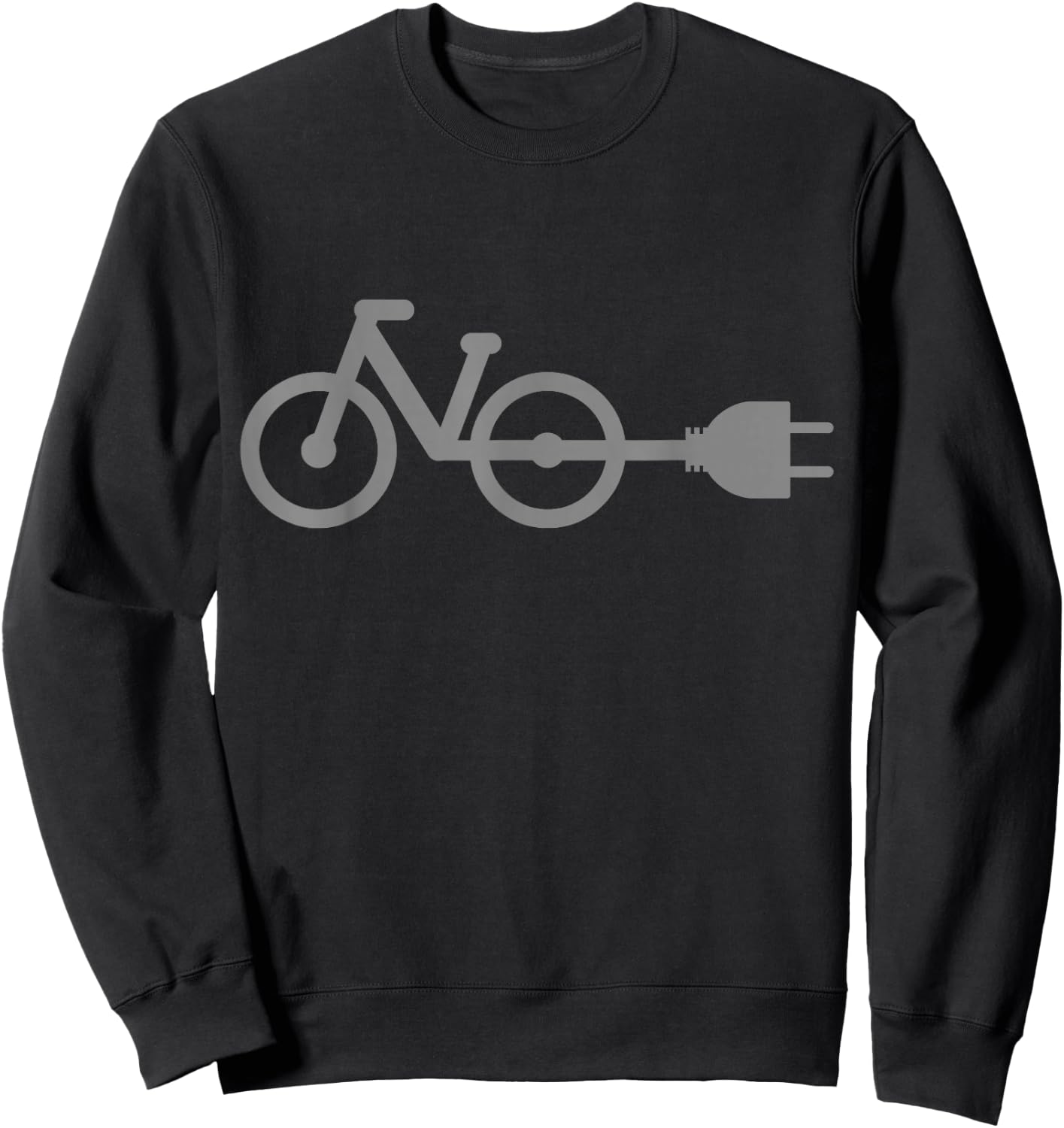 E-Bike Electric Bicycle Sweatshirt - Sweatshirt | Black