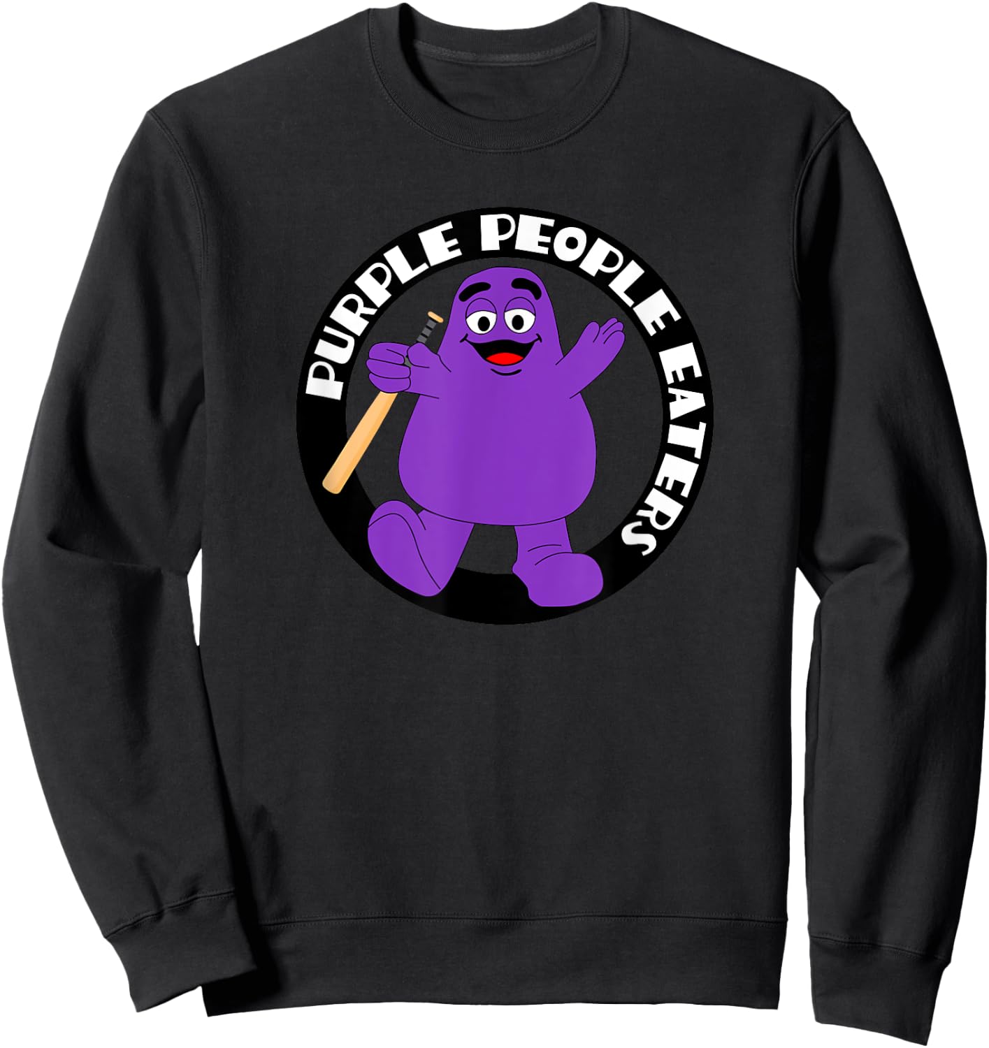 Purple People Eaters Softball Team - Denver Church Merch Sweatshirt - Sweatshirt | Black