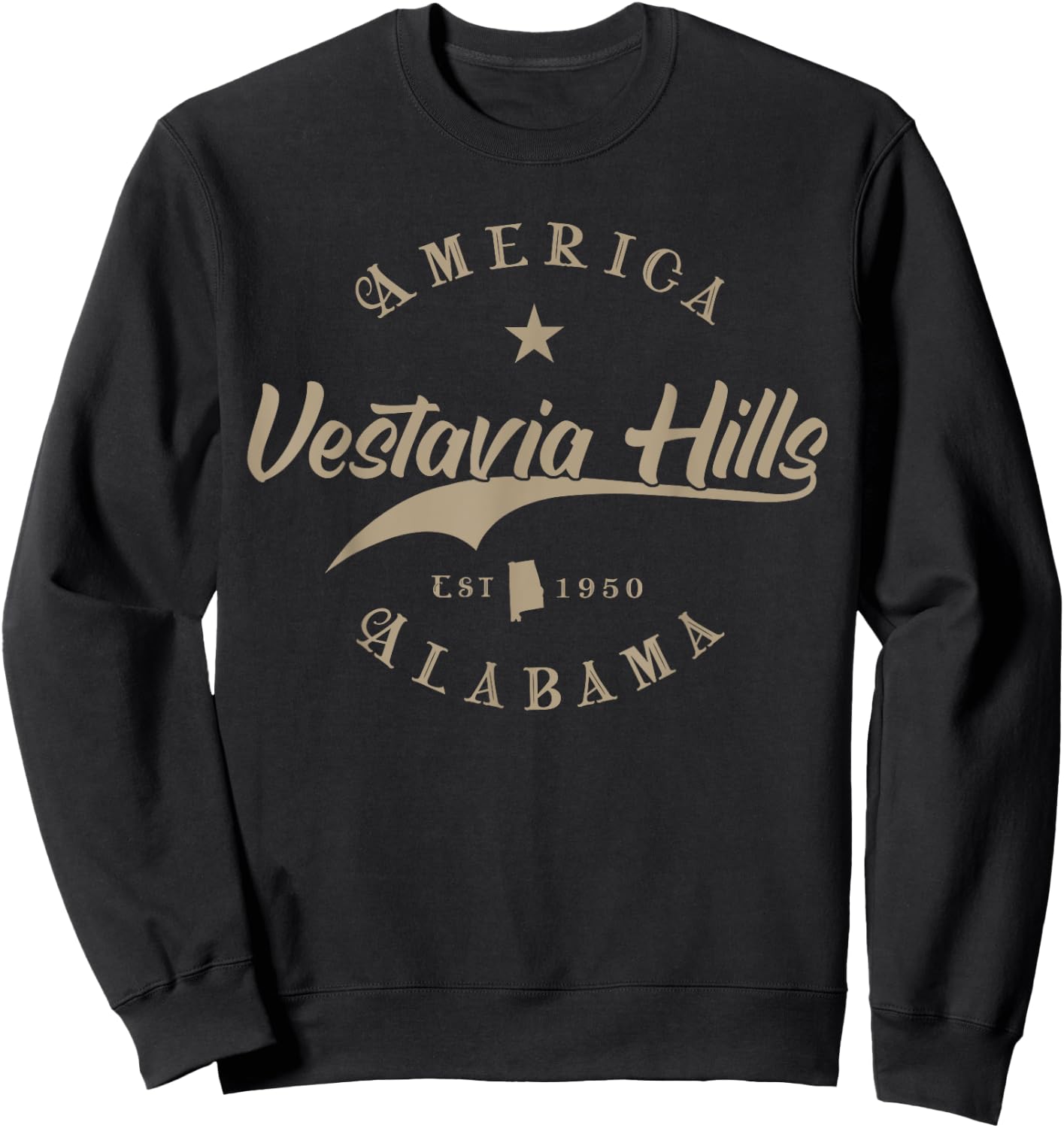 Vestavia Hills AL | Alabama Sweatshirt - Sweatshirt | Black