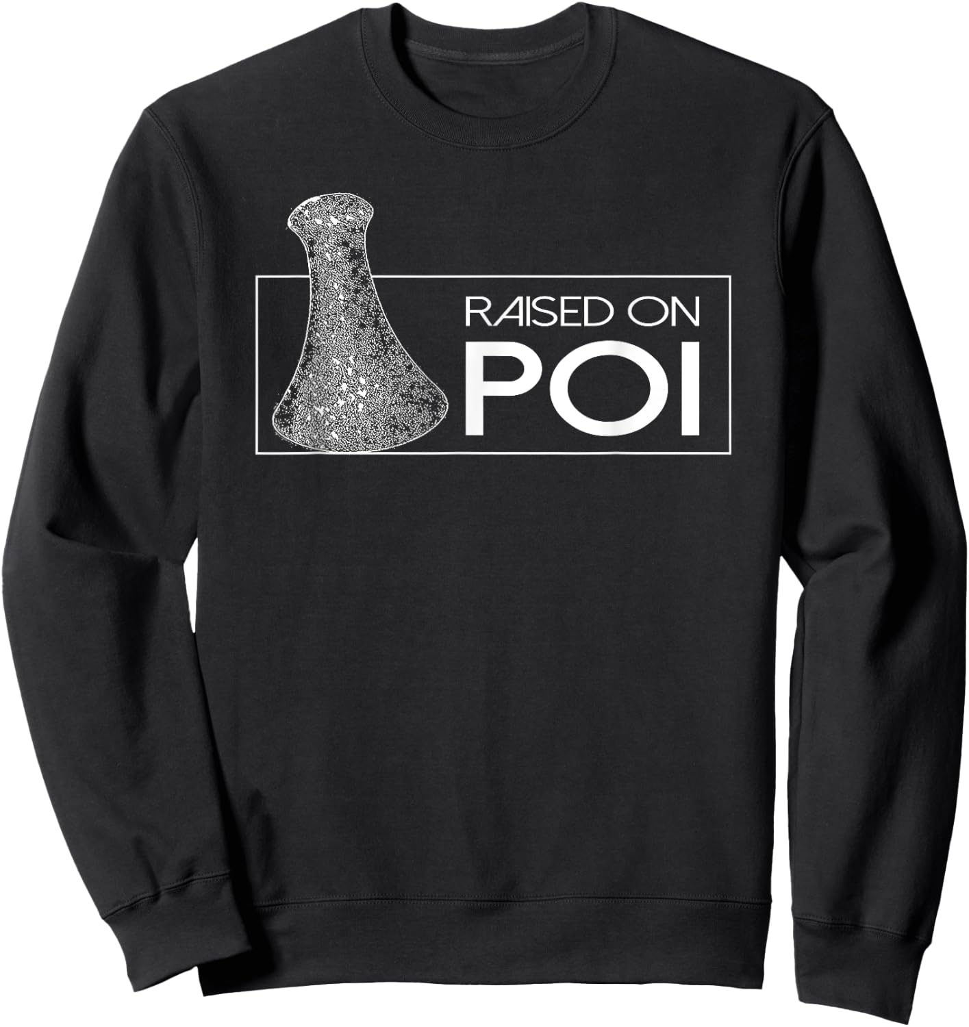 Raised on Poi 2 - Pala‘ili Sweatshirt - Sweatshirt | Black