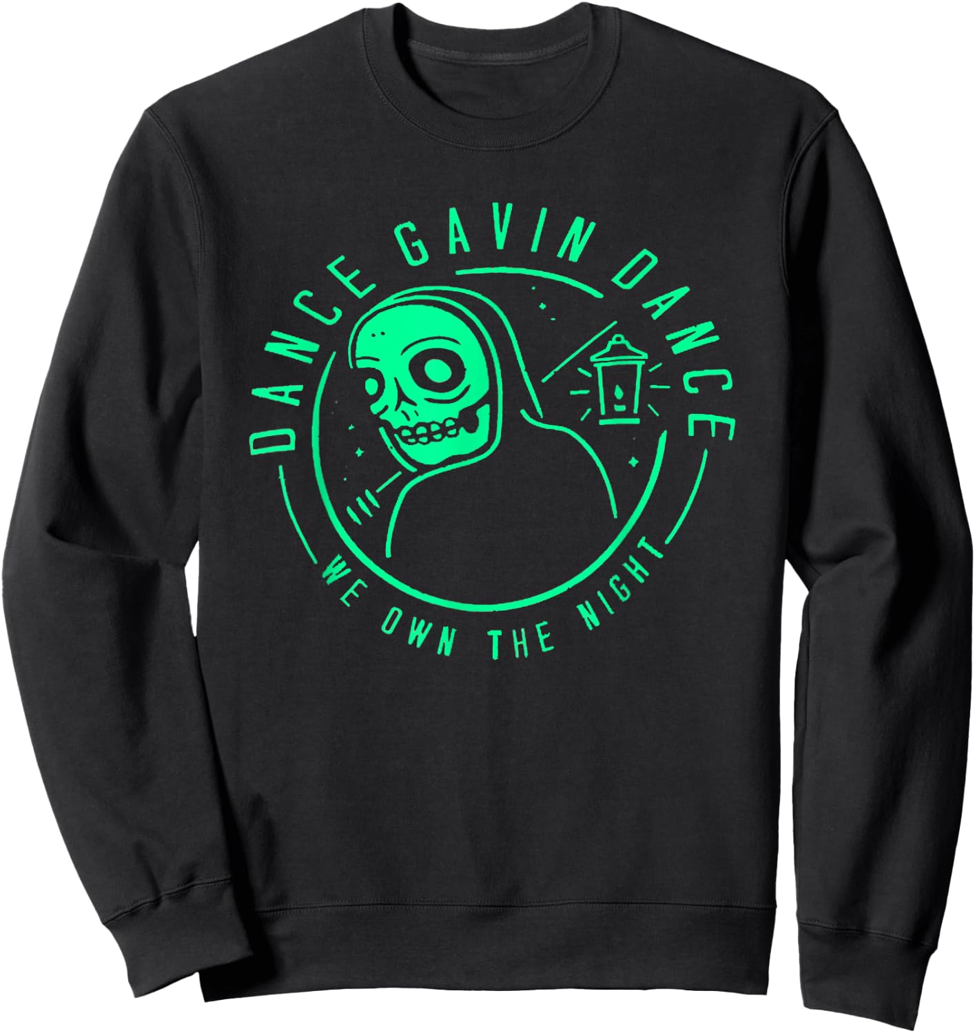 Dance Gavin Dance merch- we own the night -Dance Gavin Dance Sweatshirt - Sweatshirt | Black