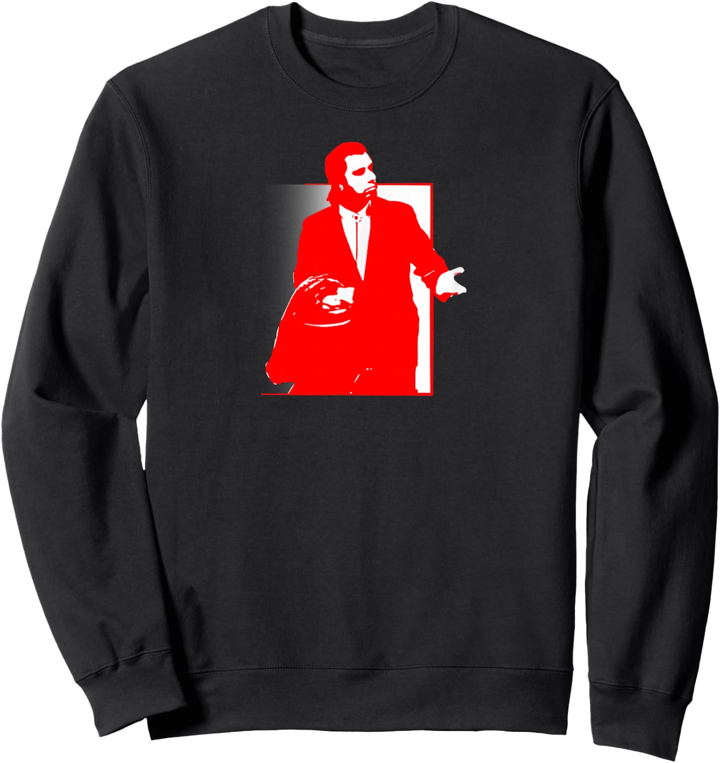 Confused Travolta Sweatshirt - Sweatshirt | Black
