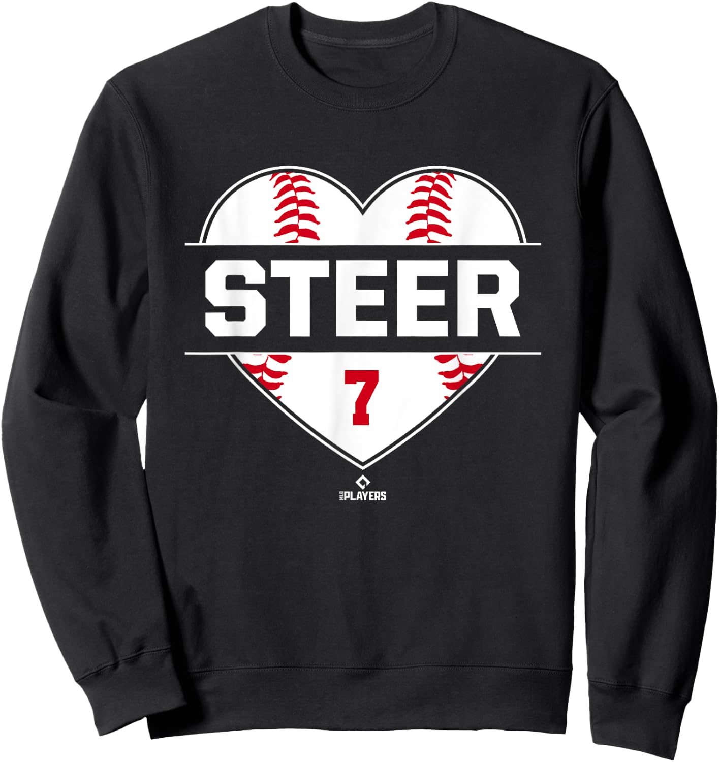 Vintage Baseball Bat Gameday Spencer Steer Cincinnati MLBPA Sweatshirt - Sweatshirt | Black