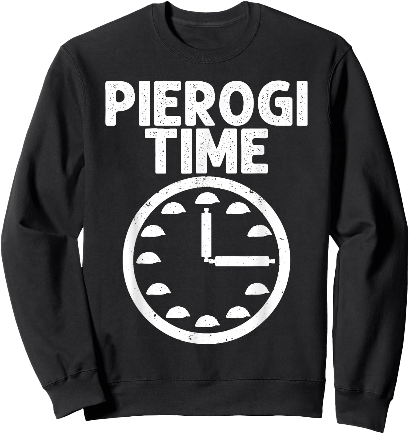 Funny Pierogi Art Men Women Polish Pride Poland Pierogi Food Sweatshirt - Sweatshirt | Black