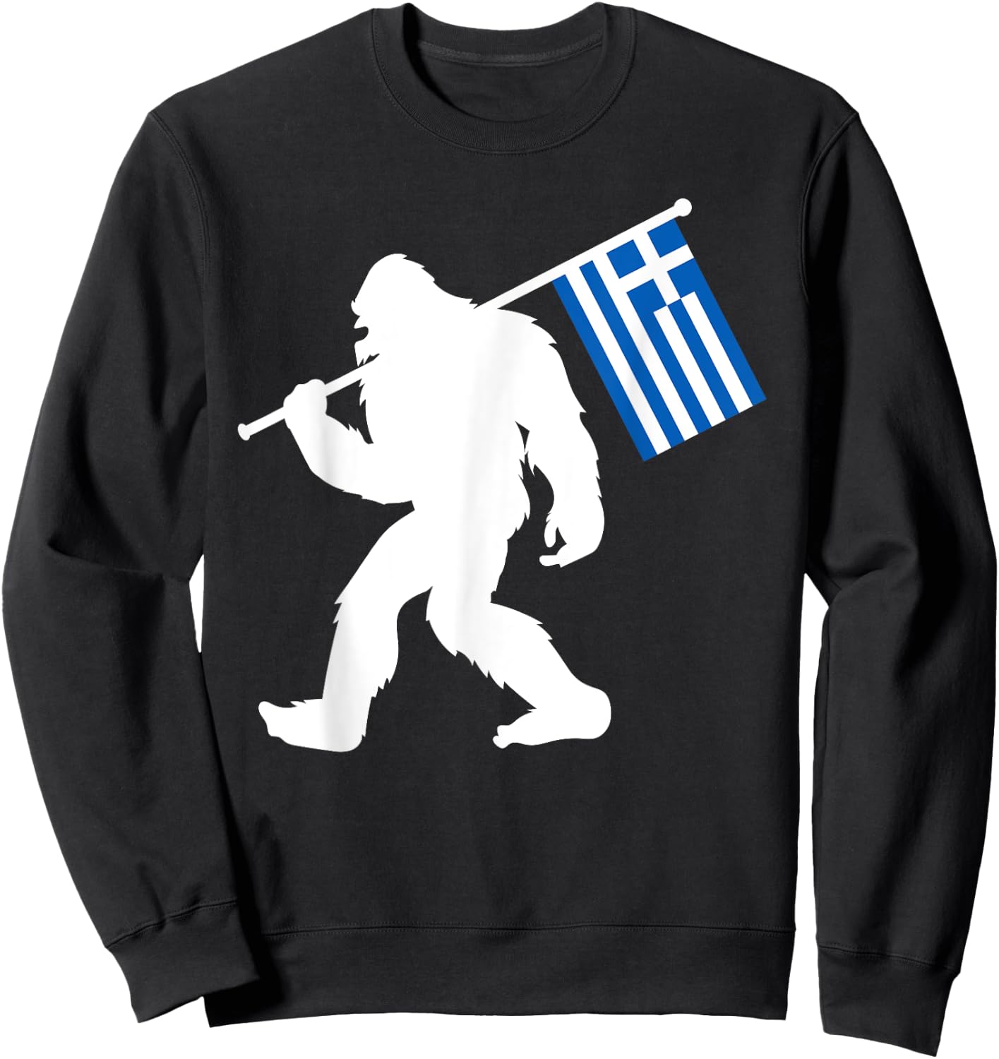 Greece Bigfoot Sweatshirt - Sweatshirt | Black