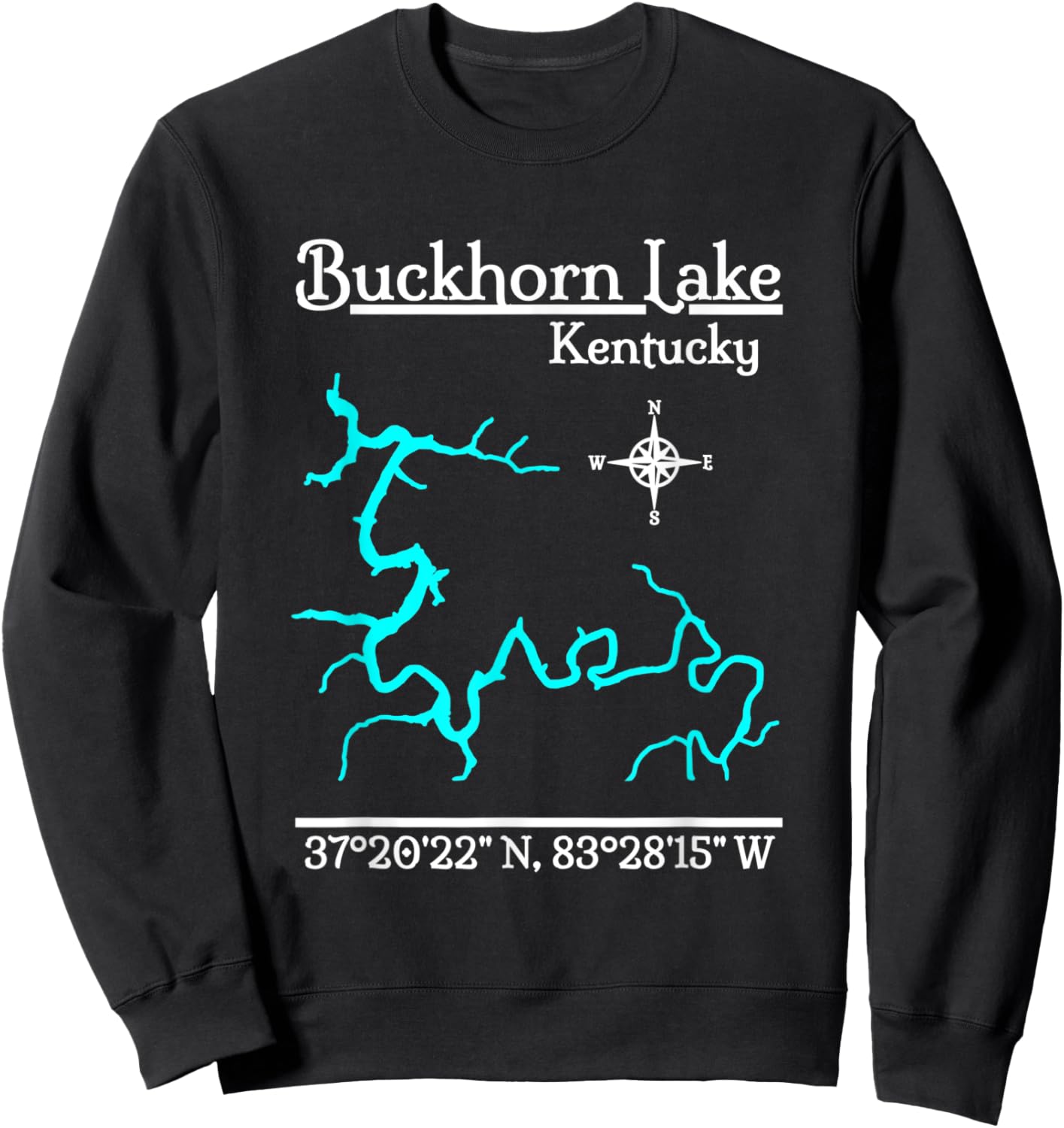 Buckhorn Lake - Kentucky Sweatshirt - Sweatshirt | Black