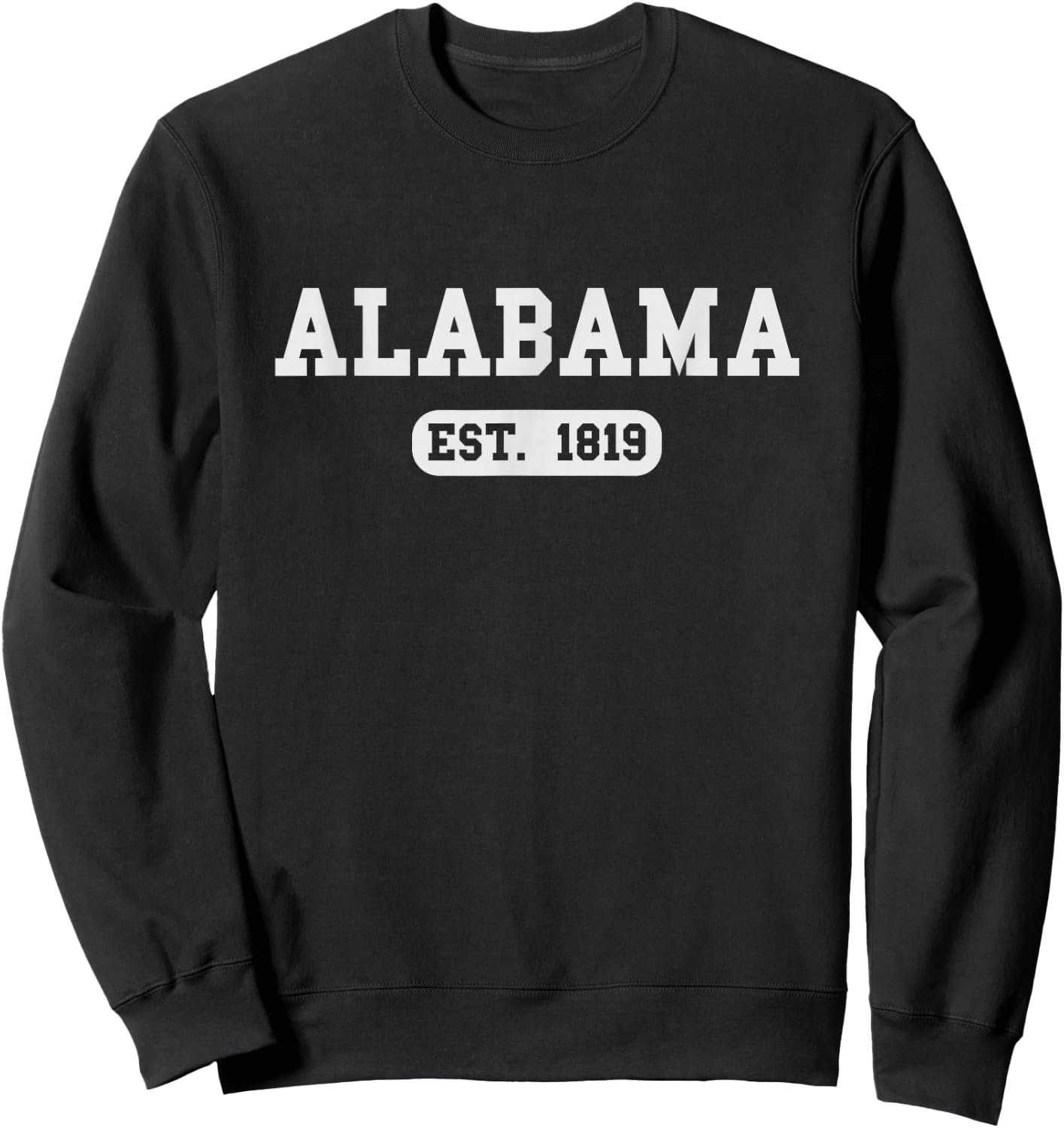 ALABAMA - Throwback Design - Classic Sweatshirt - Sweatshirt | Black