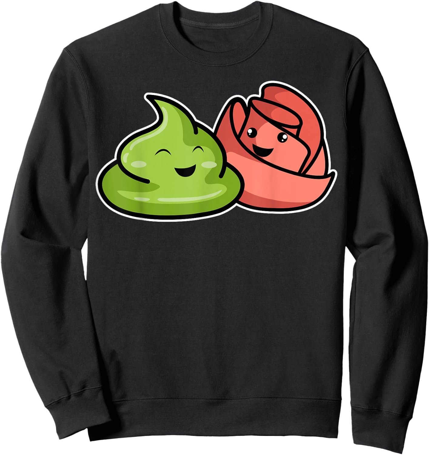 Wasabi Ginger Japanese Horseradish Spicy Paste Condiments Sweatshirt - Sweatshirt | Black