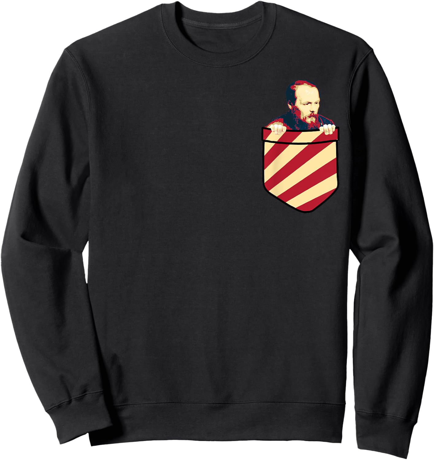 Fjodor Dostojewski famous Russian writer in Sweatshirt - Sweatshirt | Black