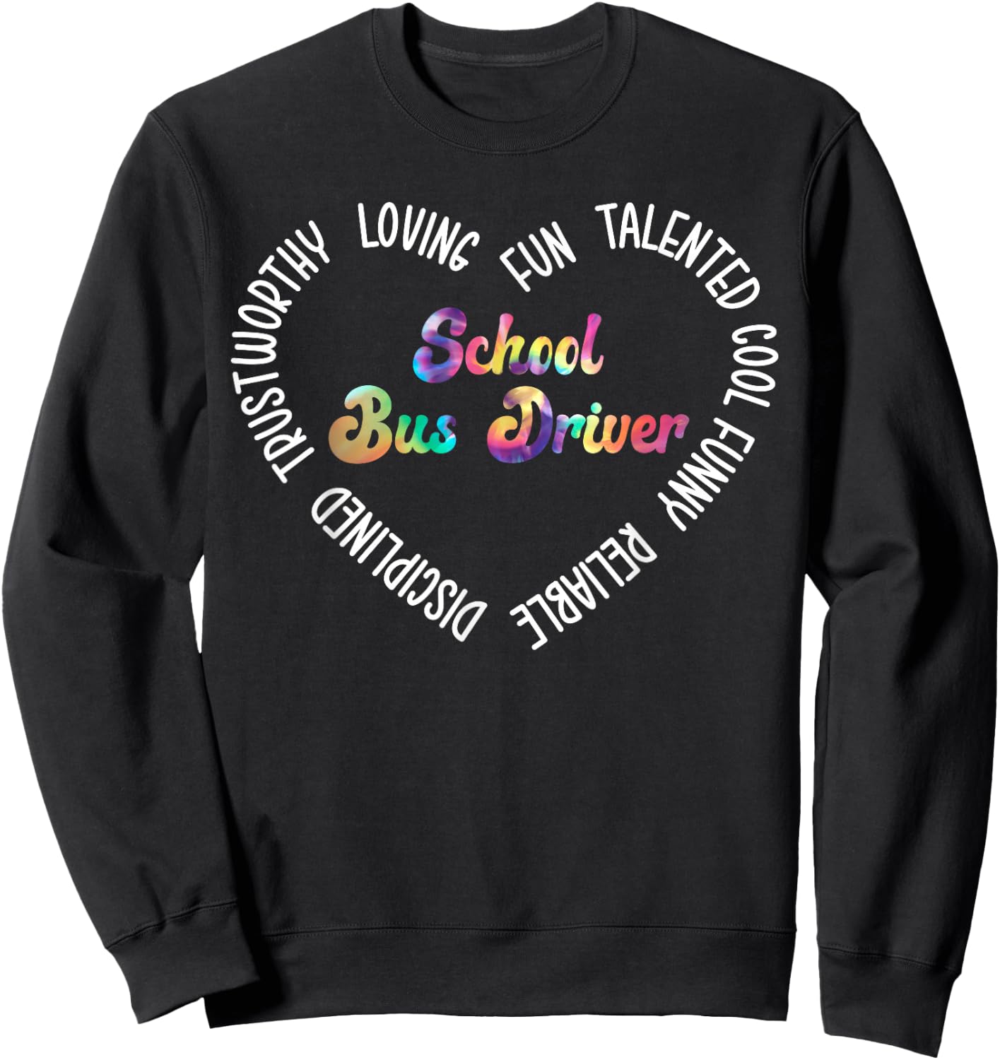 School Bus Driver Sweatshirt - Sweatshirt | Black