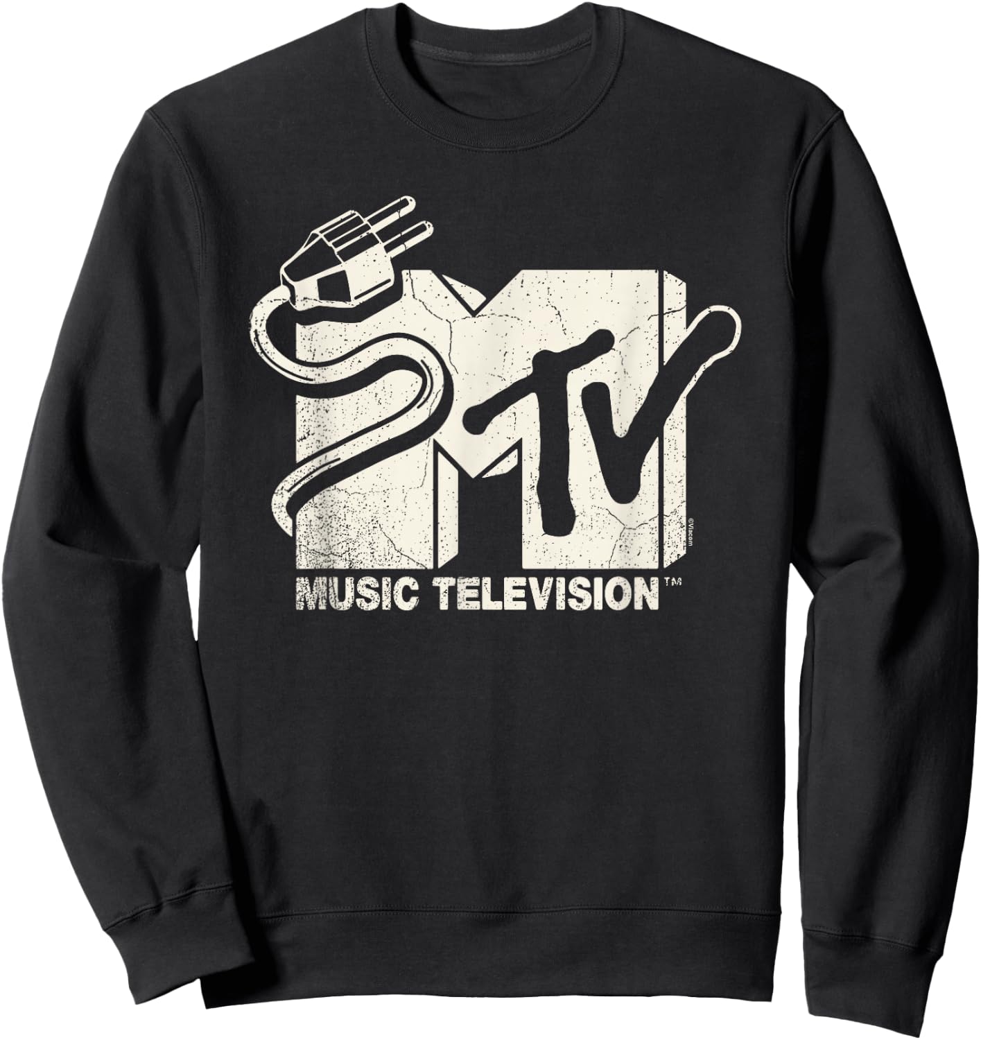 MTV Unplugged - Unplugged MTV Logo 2 Sweatshirt - Sweatshirt | Black