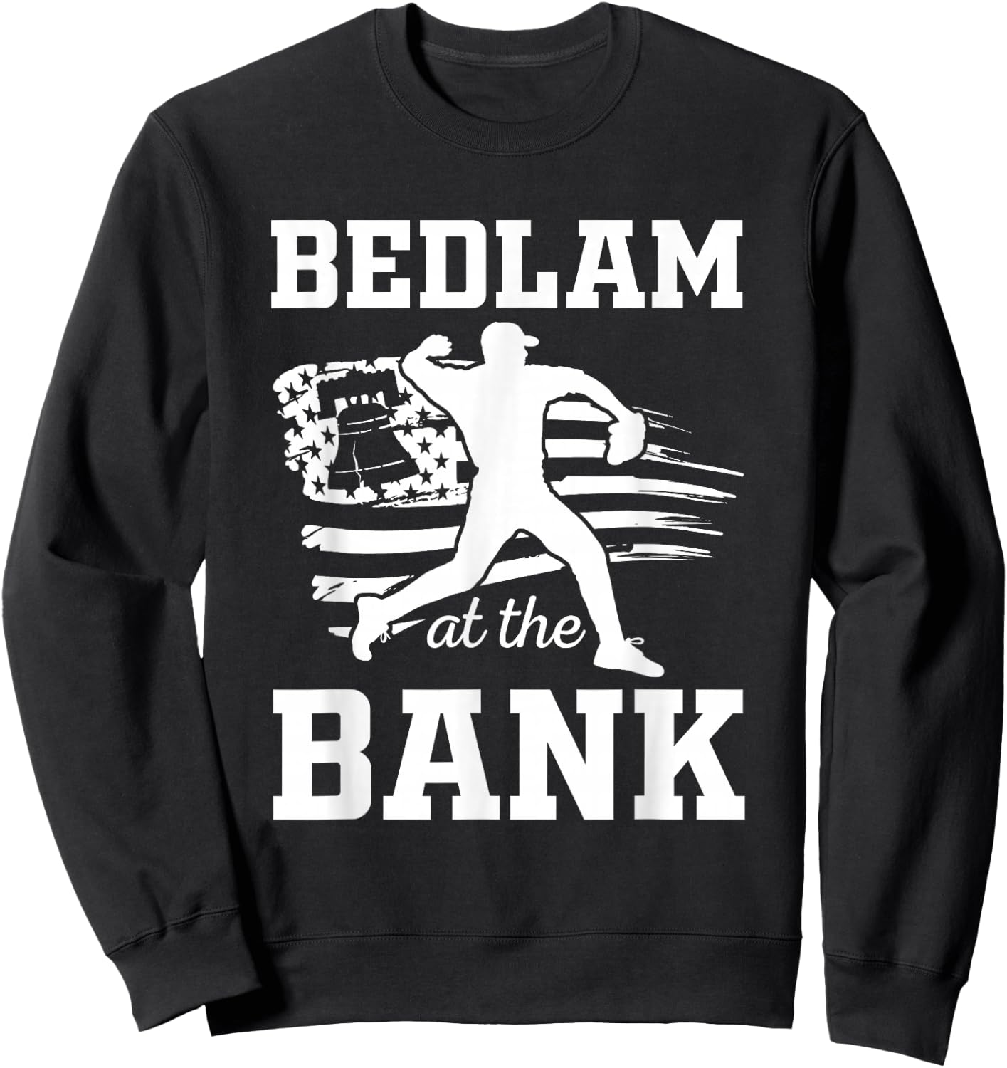 Philly Bedlam Bedlam at The Bank Philadelphia Baseball Sweatshirt - Sweatshirt | Black