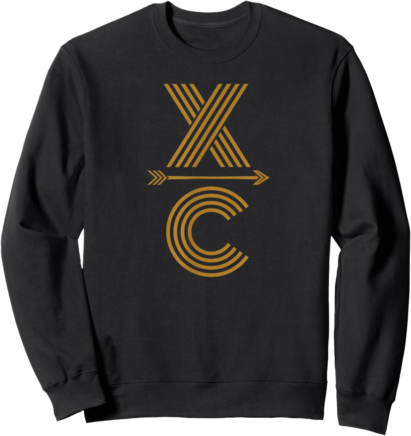 CX - A Cross Country Running Design Sweatshirt - Sweatshirt | Black