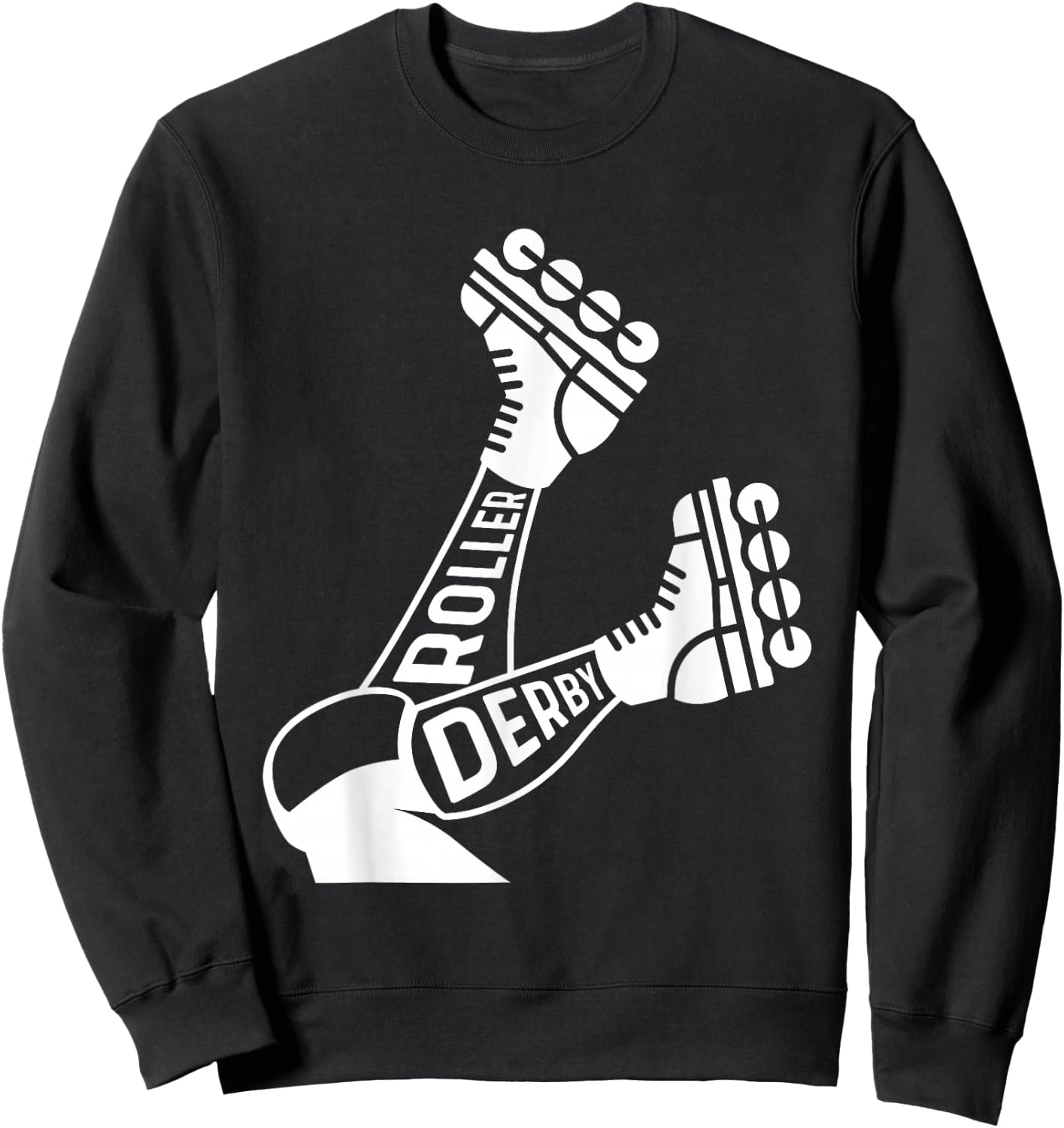 Roller Derby Skater Sweatshirt - Sweatshirt | Black