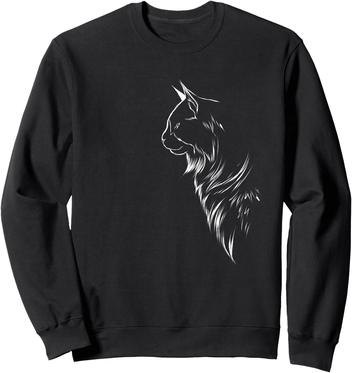 Maine Coon Cat Lover Coonie Cat Gift Sweatshirt - Sweatshirt | Black