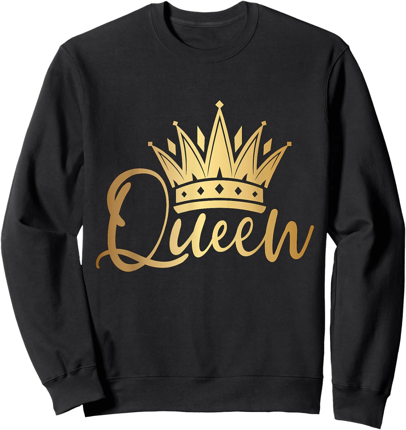 Queen Crown Sweatshirt - Sweatshirt | Black