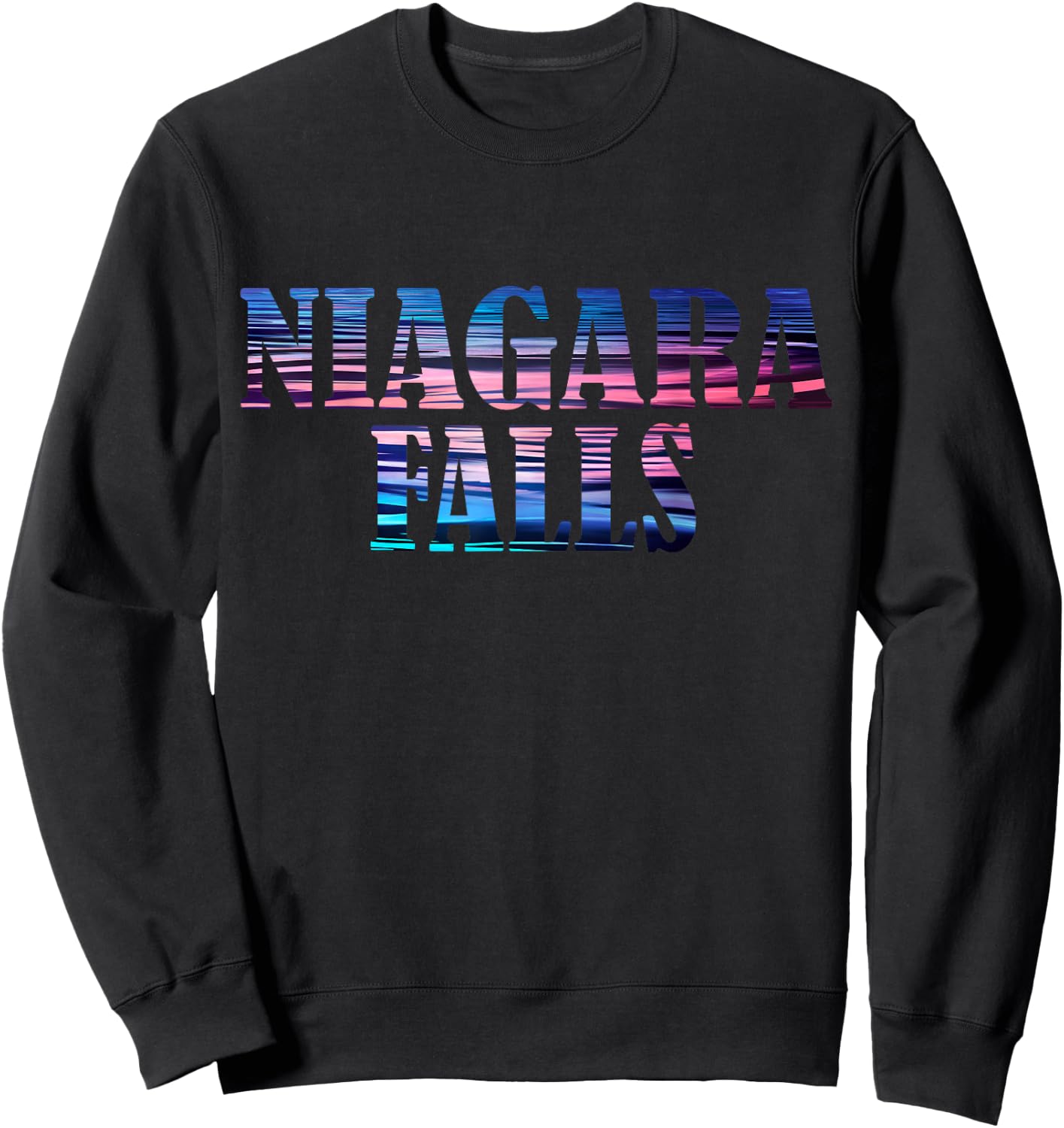 Niagara Falls Maple Leaf Canada Flag Canadian Pride Canada Sweatshirt - Sweatshirt | Black