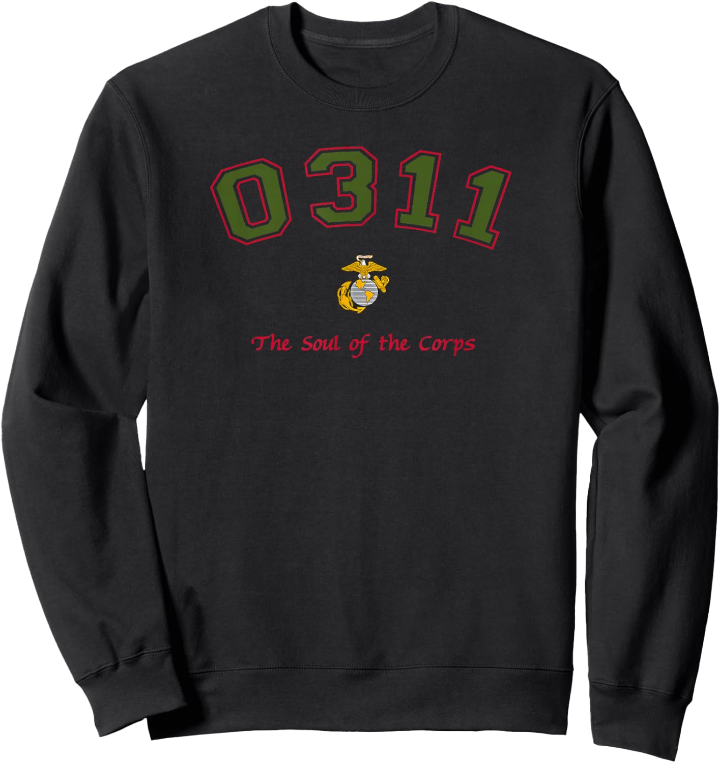 0311 MOS Infantry Grunt Sweatshirt - Sweatshirt | Black