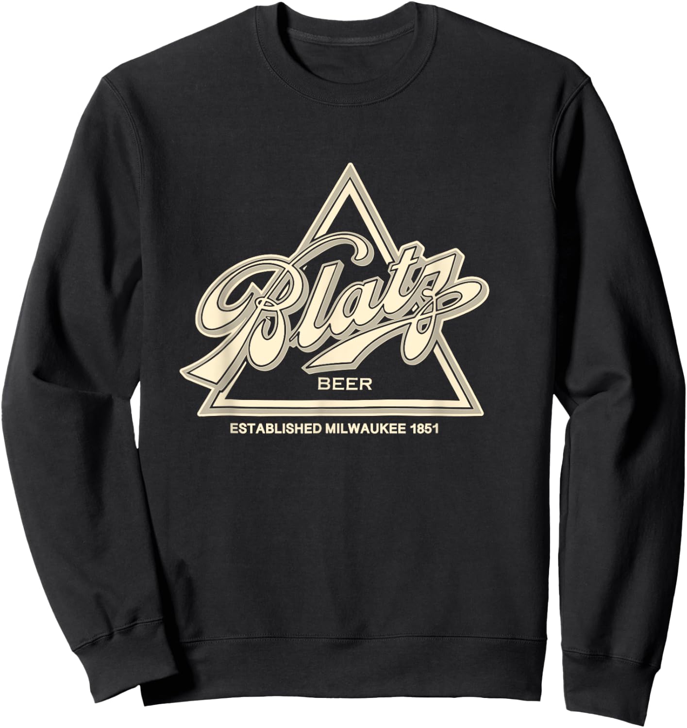 Blatz Beer Style - Pale Logo Sweatshirt - Sweatshirt | Black