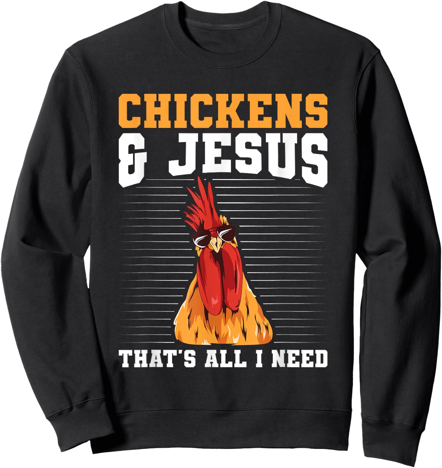 Backyard Chicken Breeding Quote for a Chicken Grower Sweatshirt - Sweatshirt | Black