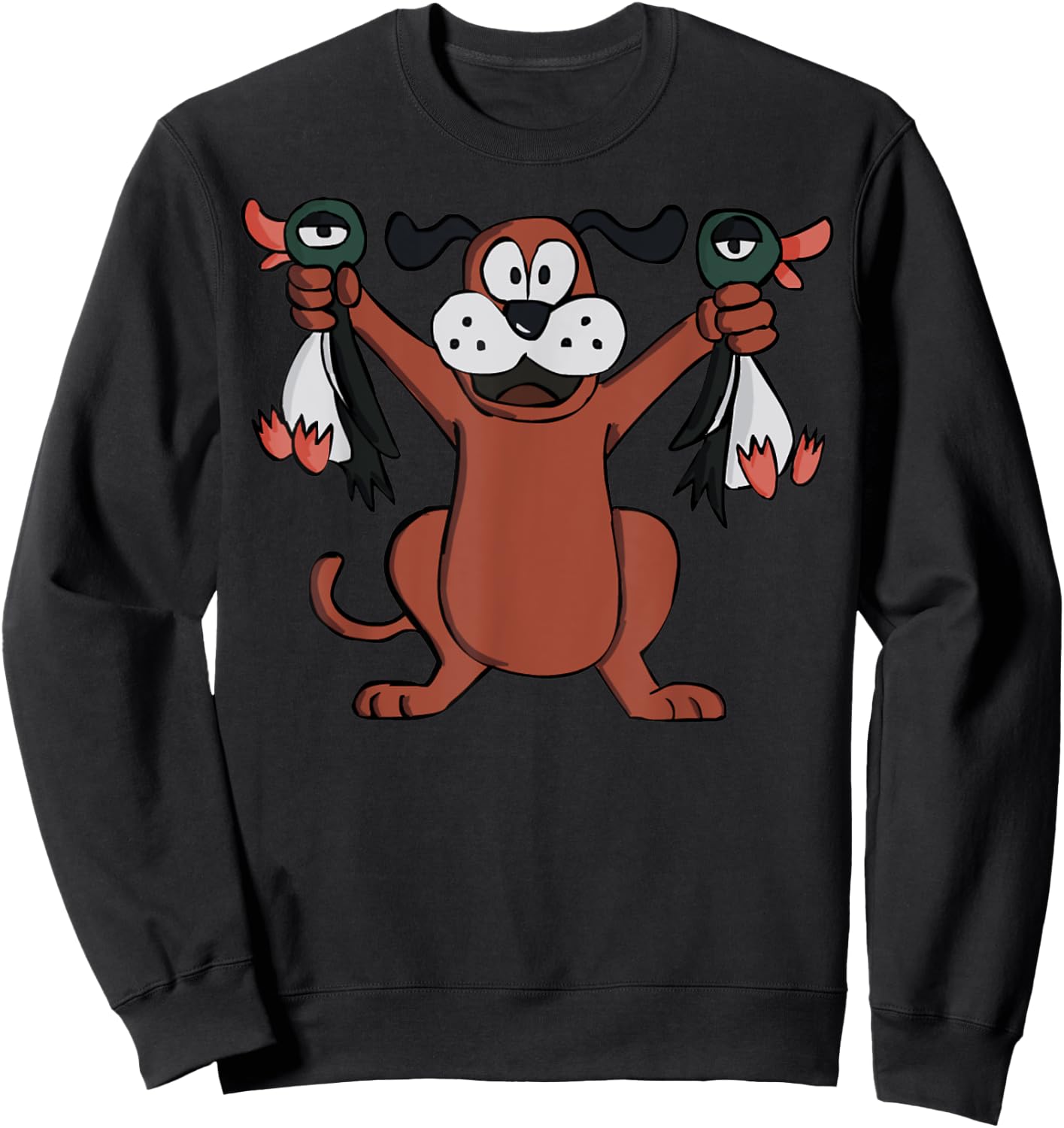 Classic Duck Hunting Video Game Designed Clothing for Gamer Sweatshirt - Sweatshirt | Black